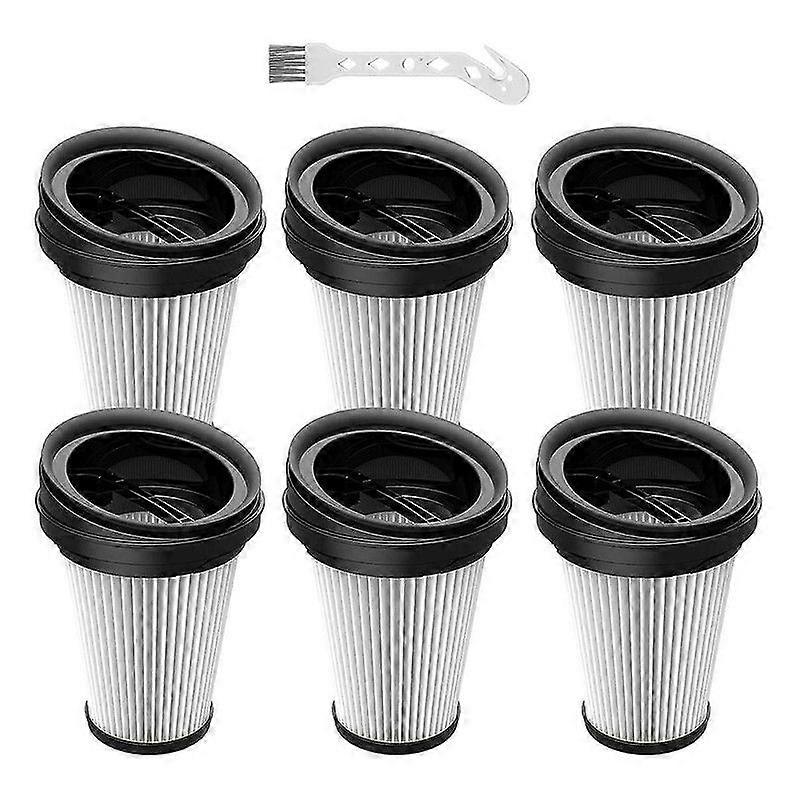 6-pack vervangende filters voor VCH9829 VCH9832 VCH9630 VCH9631 VCH9632 2-in-1 draadloze handstofzuiger