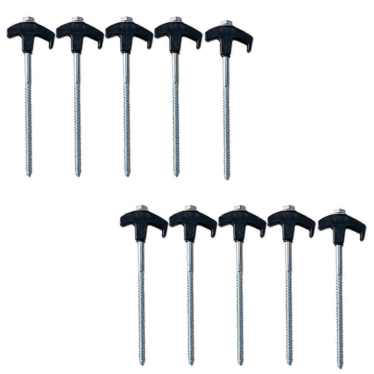 Black Screw-type tent spikes, tent spikes