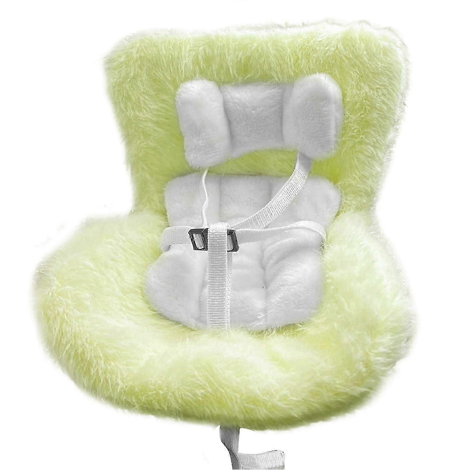 ラブブまたは17cmショーケース人形のための車のエアベントアクセサリーぬいぐるみソファシート、ラブブまたは17cmぬいぐるみ人形のためのかわいい車の装飾とディスプレイ