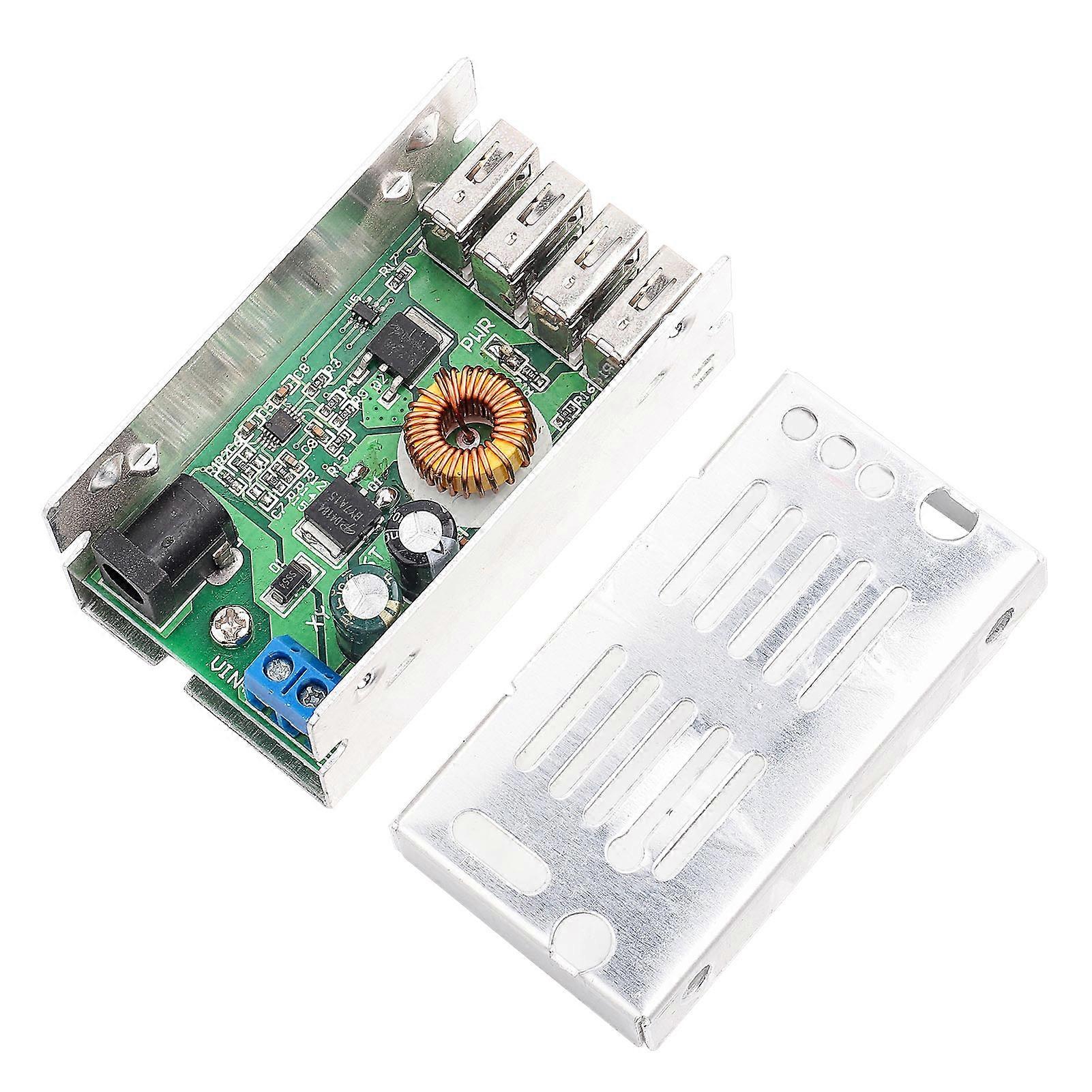 DC 9V-36V Step Down Module Converter Car 4 USB Phone Charging Modules Board Accessory