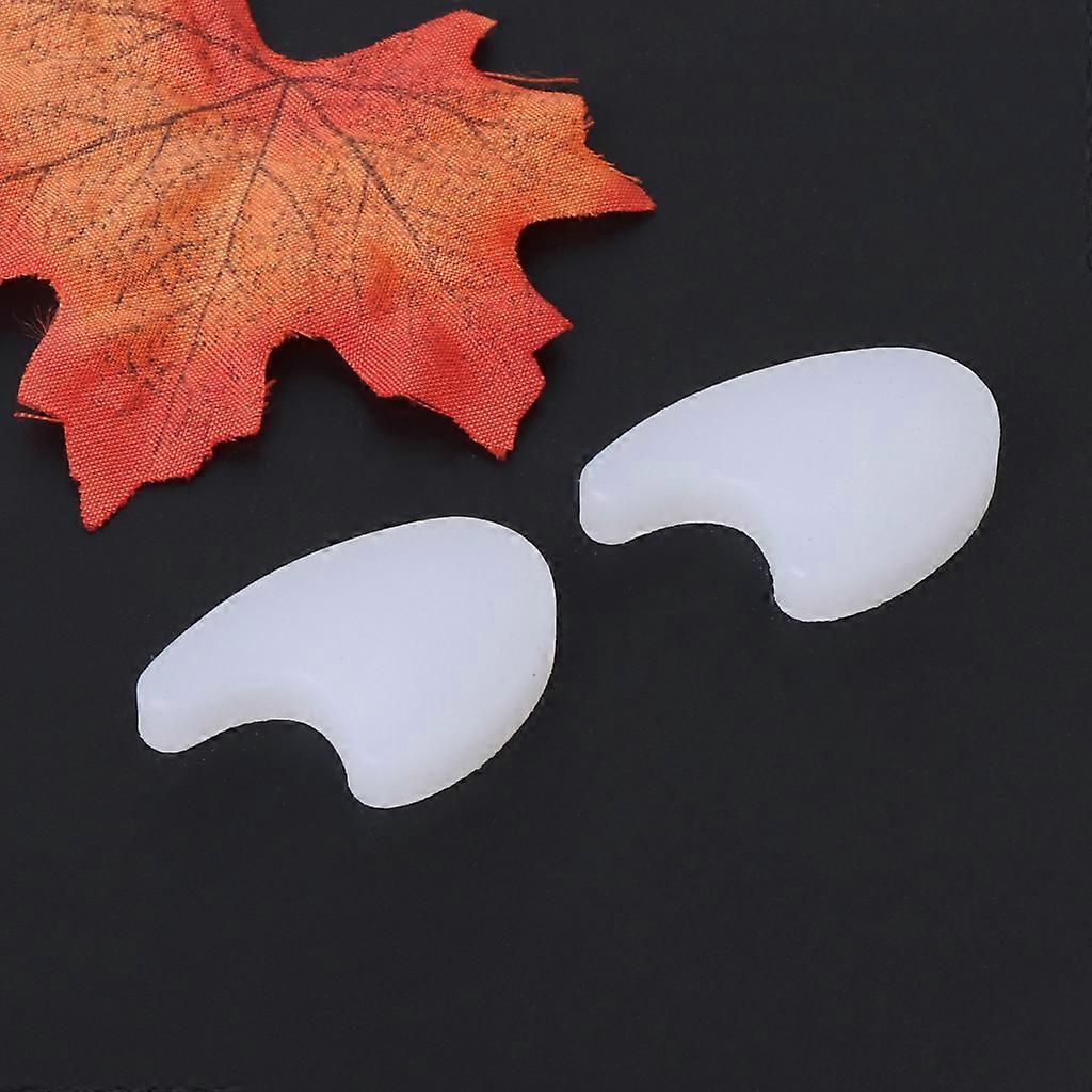 2x Silicone Gel Toe Wedge Separators Polymer Pad Foot Protector Spacers Cushion  S