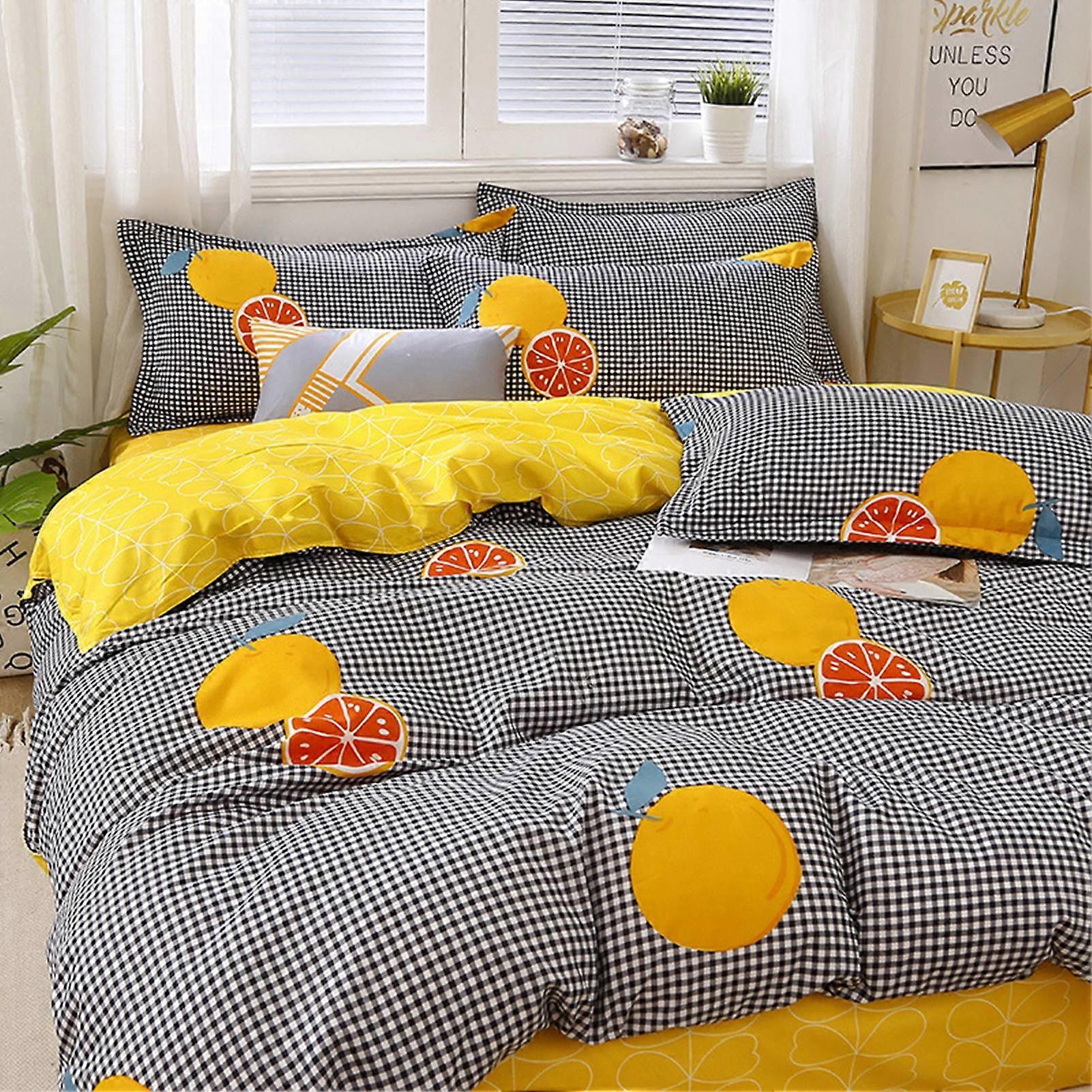 ベッドセットエコフレンドリー明るく鮮やかな色高密度ポリエステル繊維ベッドセット寮のホームホテルのためにいっぱい