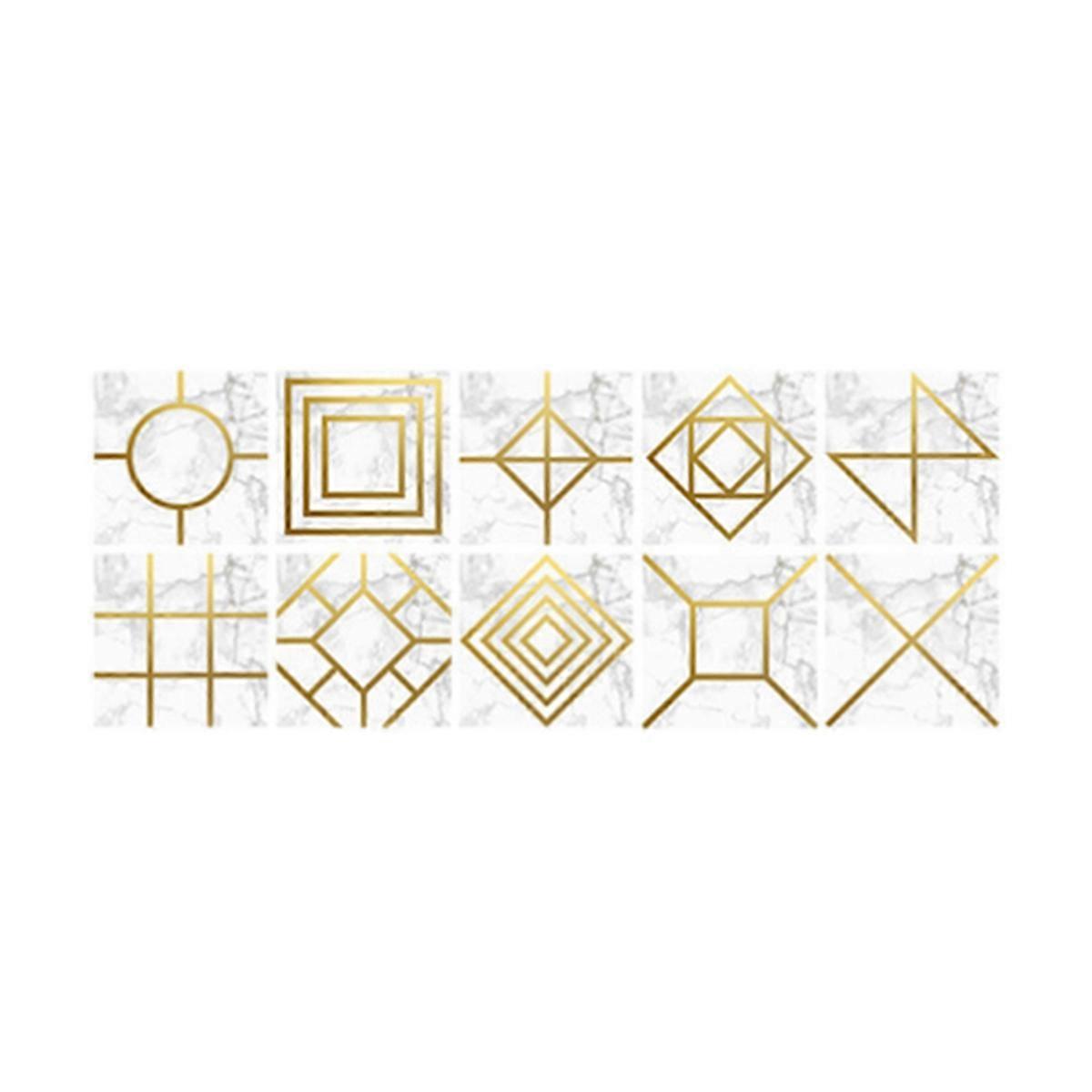 Marble Decorative Adhesive Tile Stickers E M