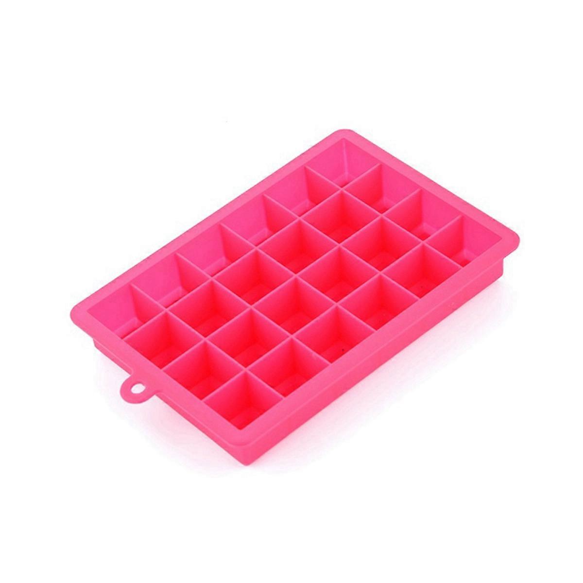 Silicone Ice Tray with Lid Square Box Auxiliary Food Puree Cheese Jelly Mold Bar Kitchen Tool Cockta
