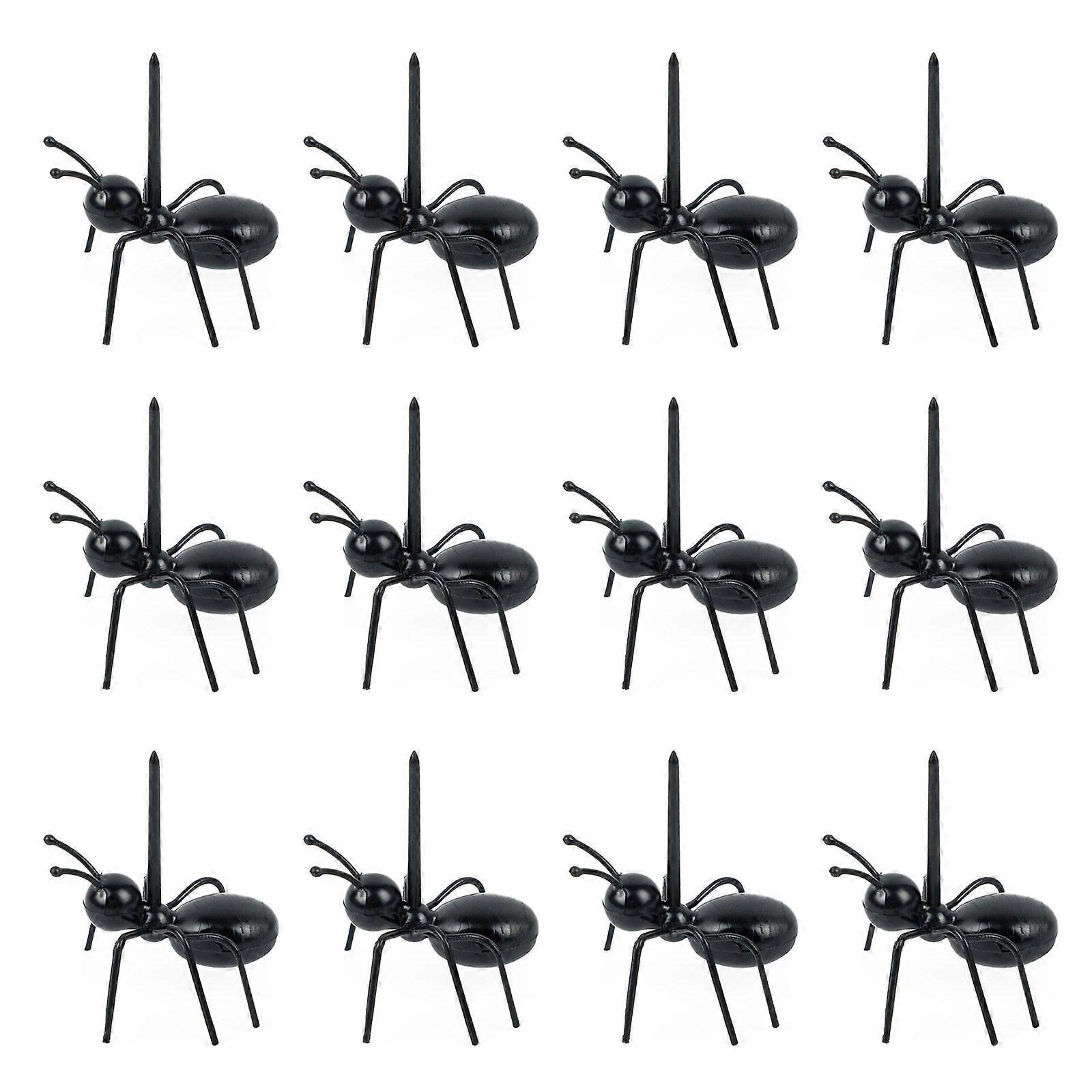 12 PCS Reusable Fruit Picks Ant SHaped Fruit Toothpicks Party Accessories