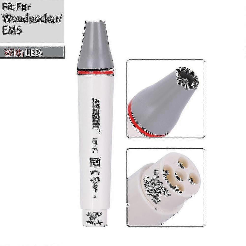 Peça de mão ultrassônica piezoelétrica odontológica com LED compatível com HW-3H Satelec DTE Woodpecker EMS VRN