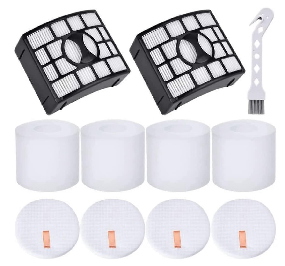 4 Foam Filters and 2 HEPA Filters Replacement Set for Compatible Vacuum Cleaner Models, High-Efficiency Filtration System