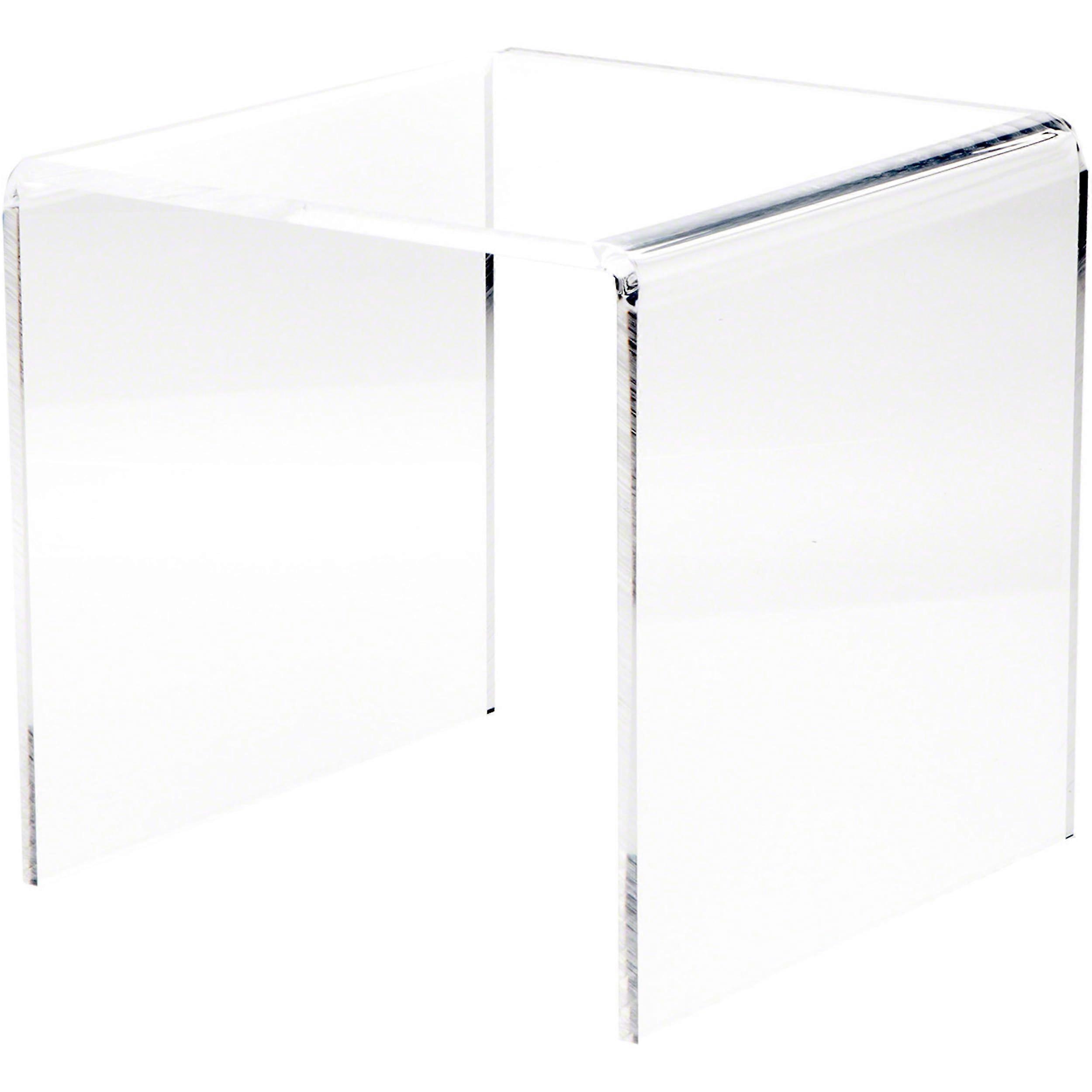 Clear Acrylic Square Display Riser for Showcase 11' H x 11' W x 11' D