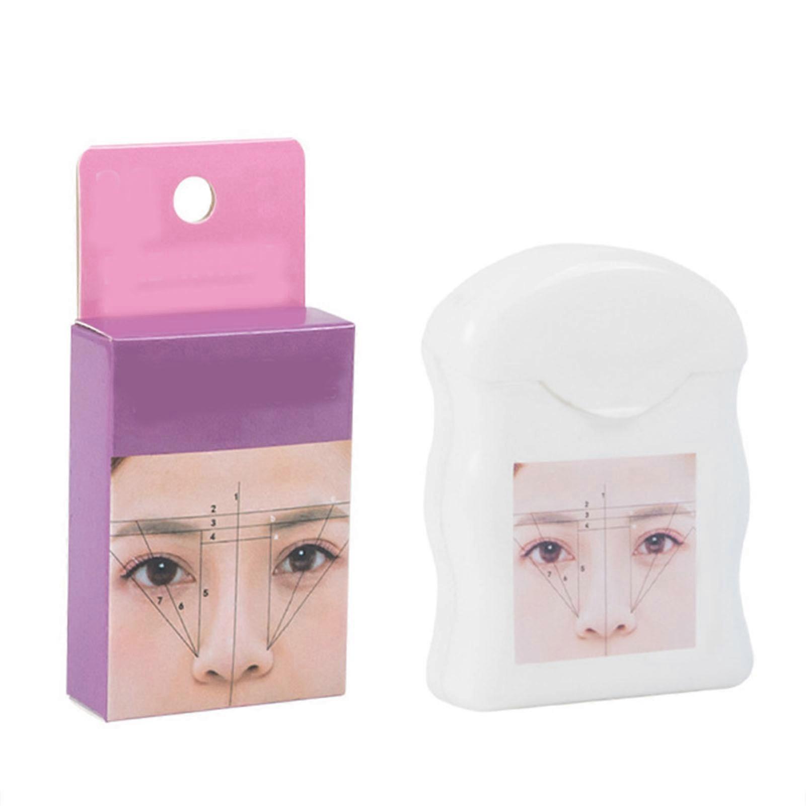 Pre Inked Mapping String for Eyebrow Measuring Tool Accurate Positioning Microblading String 20M Black