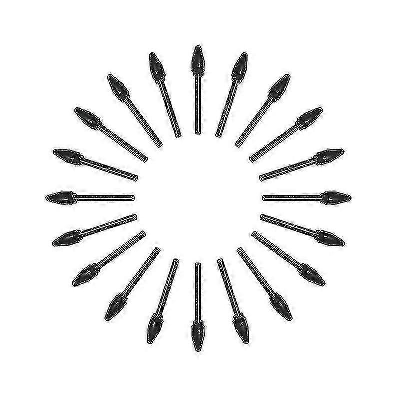 20pcs Replacement Nibs Pen Tips Compatible With All Graphic Monitor Drawing Tablet Battery Stylus Black