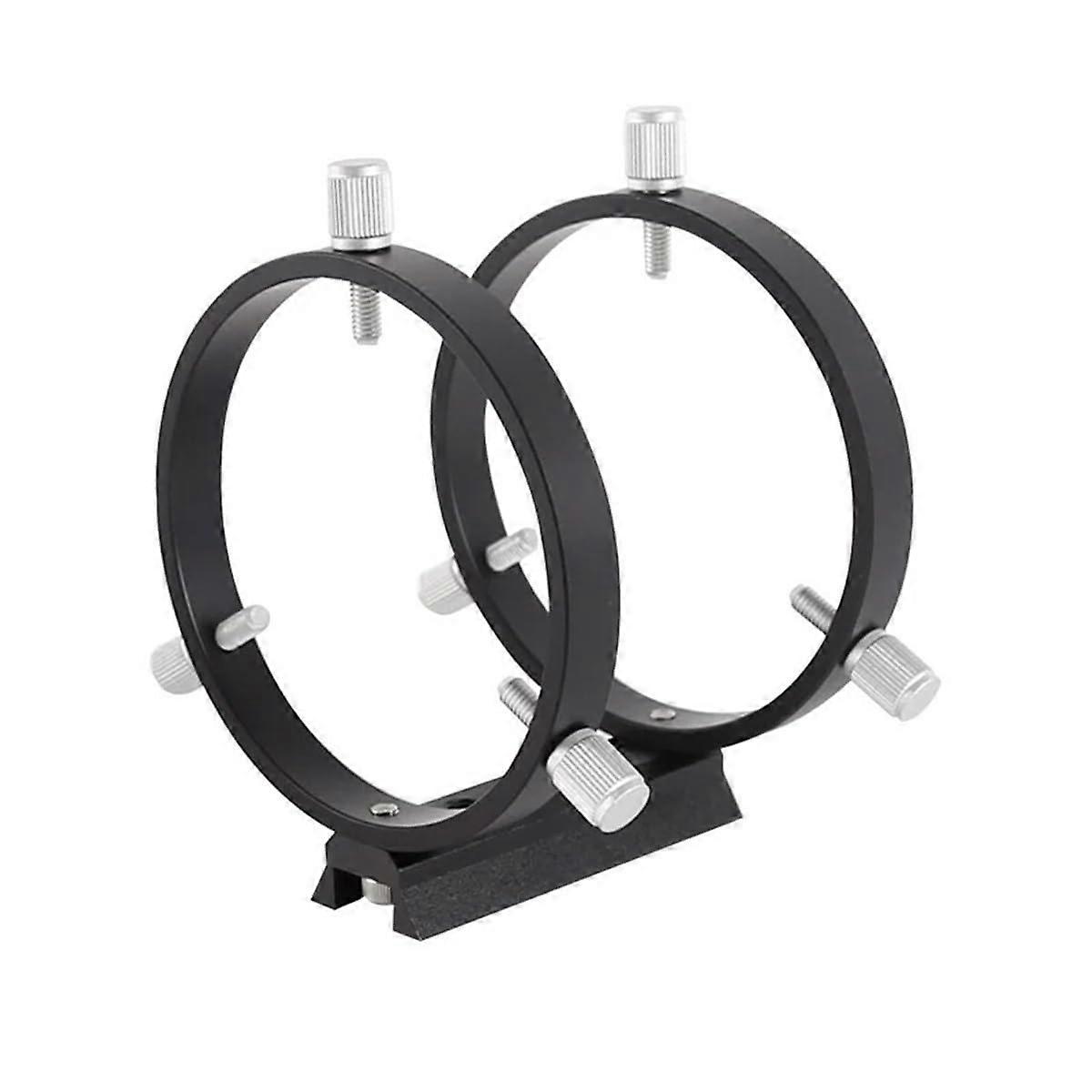 Telescope Guide Scope Support Dovetail 90mm Plate Base 68/80/90/102mm Finder Scope Astronomy Accessory(Hoop 102mm)