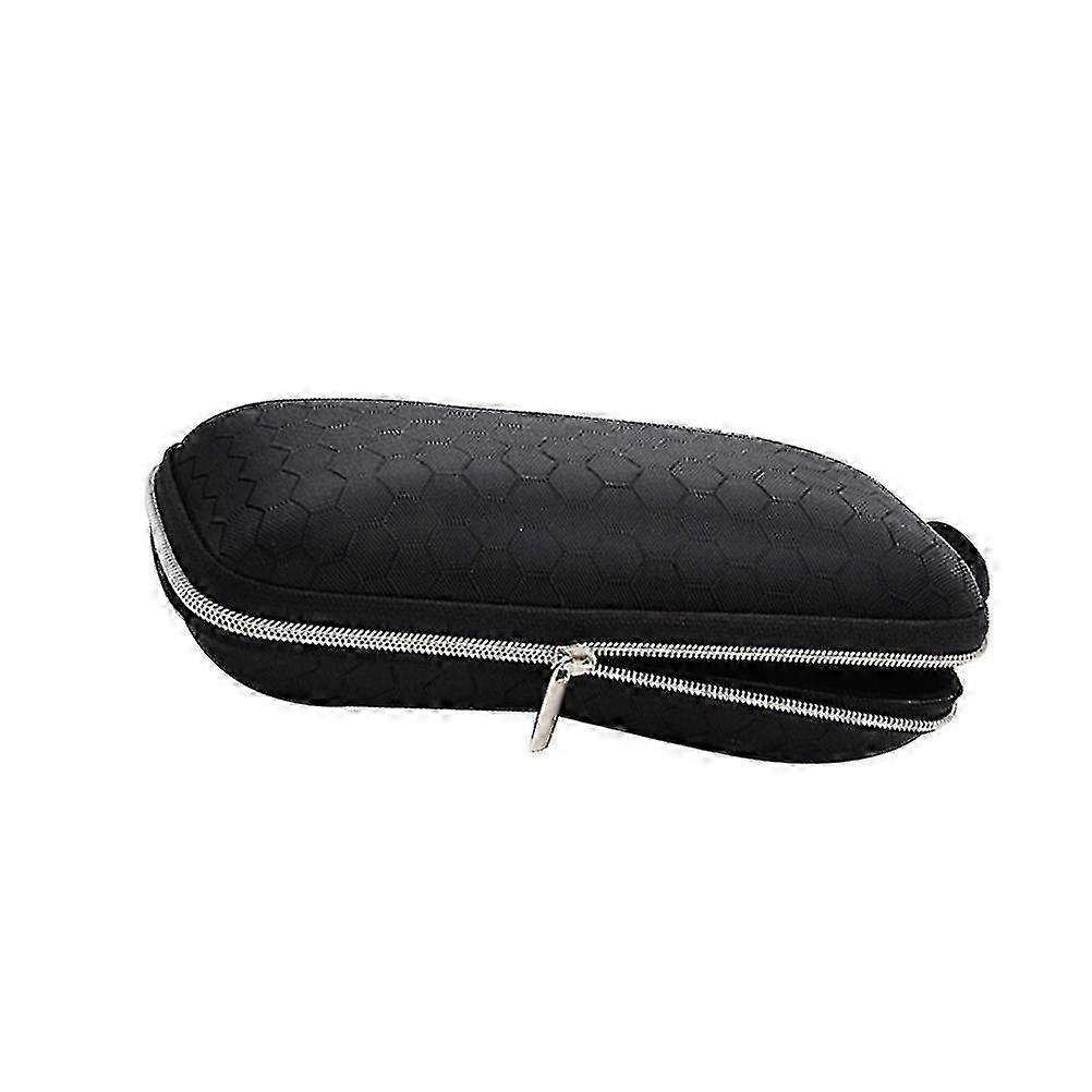 1pc Zipper Eyeglasses Case Honeycomb Pattern Glasses Case Sunglasses Eva Box Protector With Zipper pink RAX