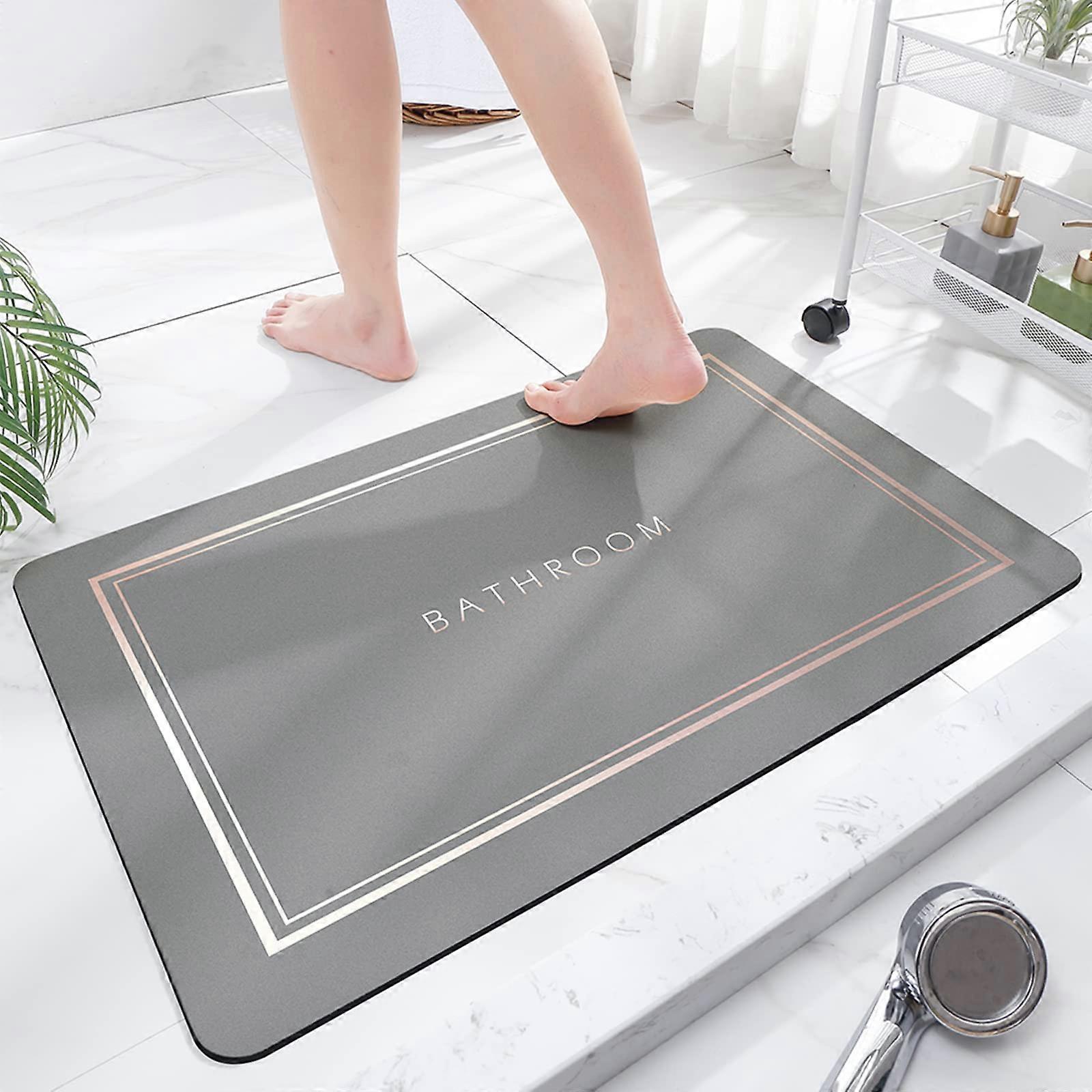 Super -absorbing floor mat, fast -drying bath mats, absorbing bath mats for home, rubber slippage bottoms