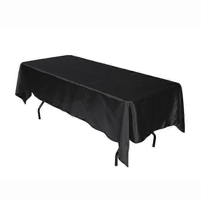 Rectangle Satin Tablecloth Table Cloth Overlays Wedding Christmas Baby Shower Birthday Banquet Party Decor Home Dining Table