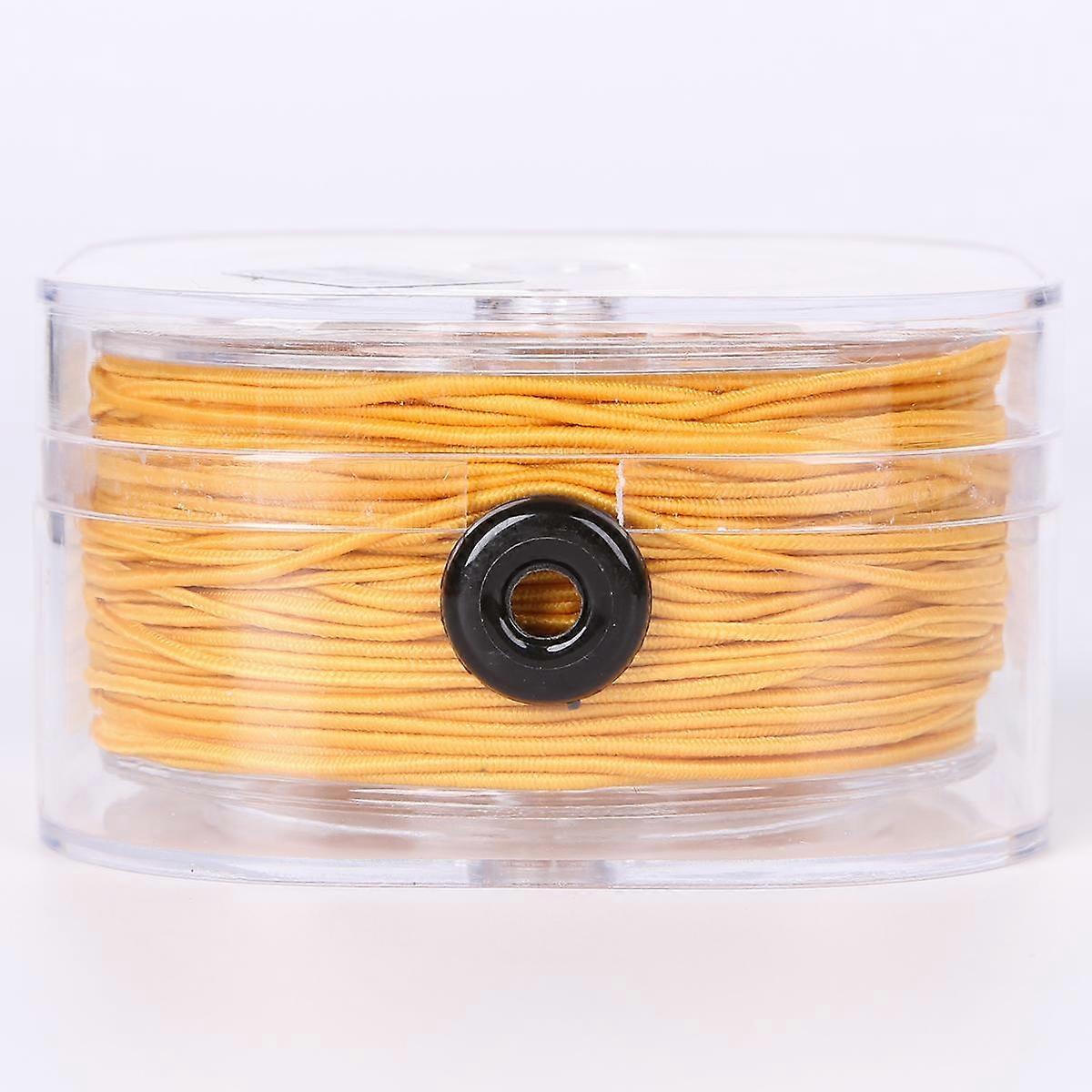 0.8-1.5mm DIY Beading Stretch Rubber Band Elastic Thread Cord with Box Round Beading Wire Jewelry Making
