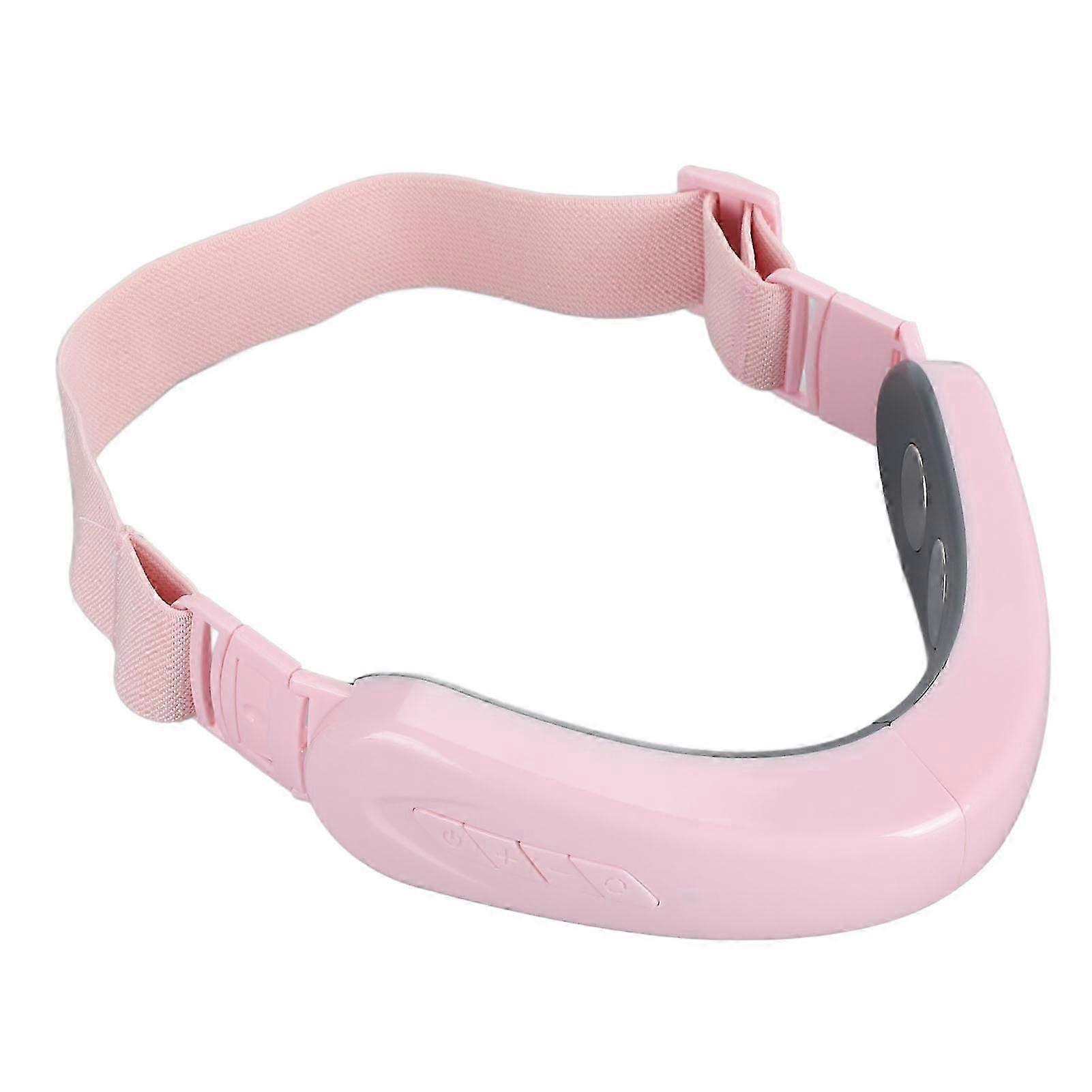 Electric V Face Massager Hot Compression Folding Vibration Lifting Electroinc Double Chin Reducer for Reading