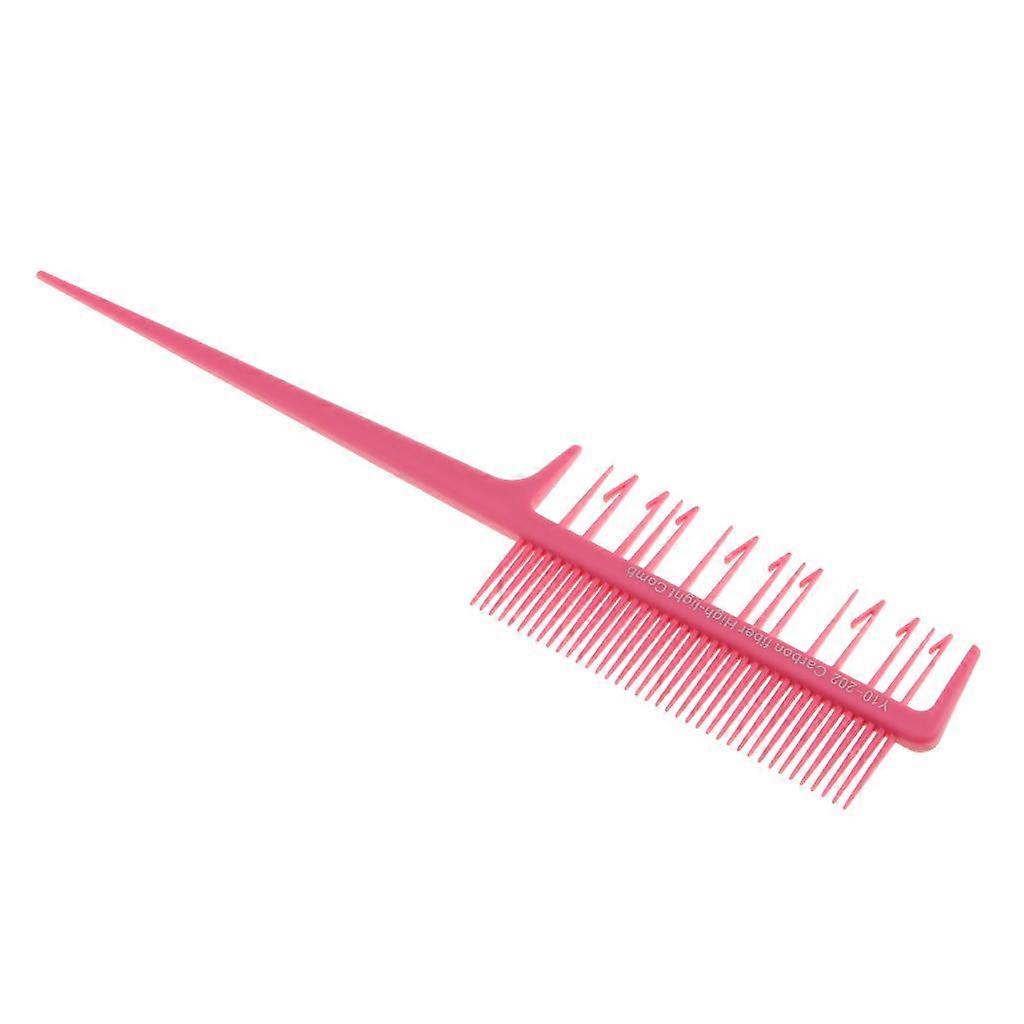 2 side hair dye comb highlight weaving cut brush