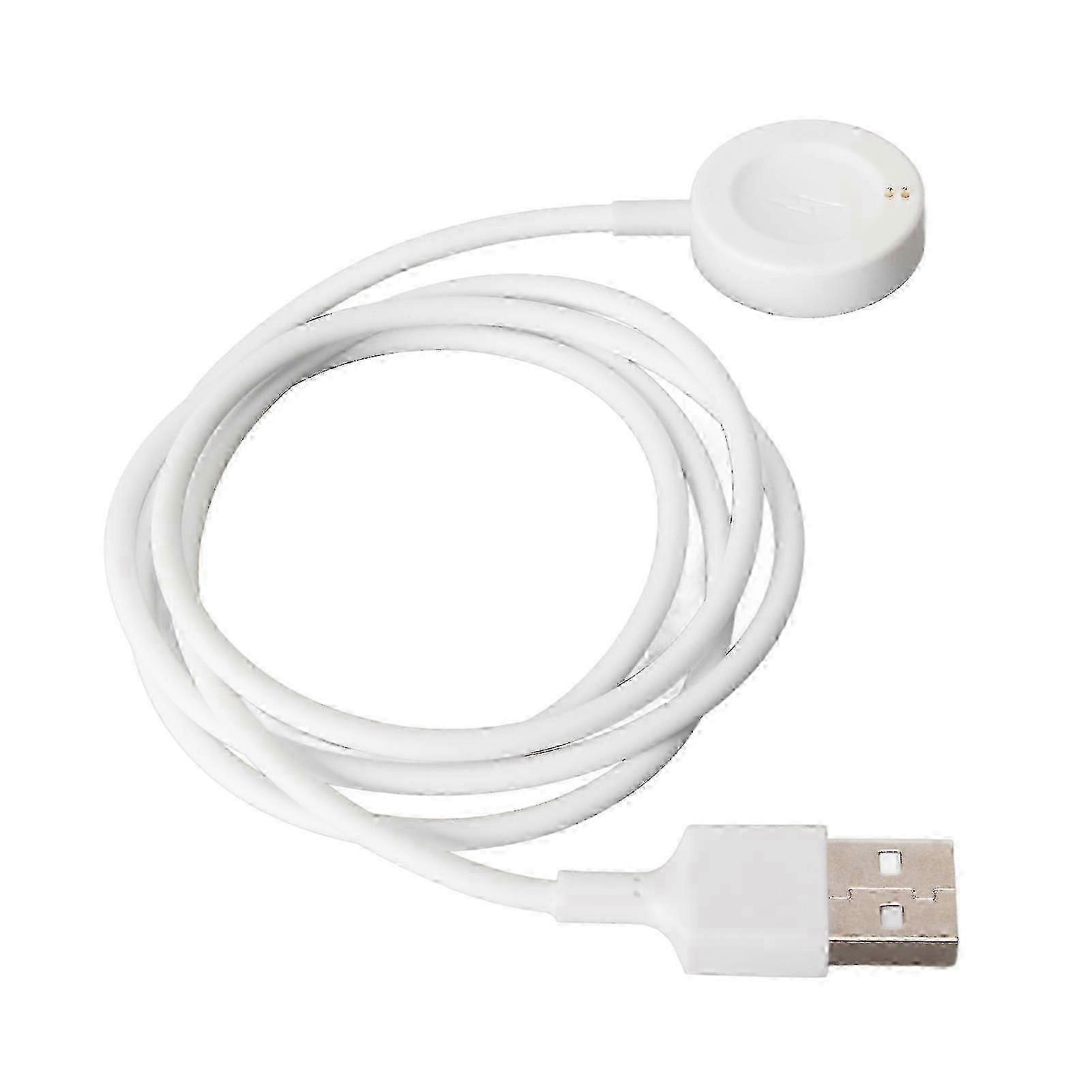 Michael Kors Gen 6/5/4/5E/5/4 Cablu de încărcare magnetic compatibil cu smartwatch cu conector alb