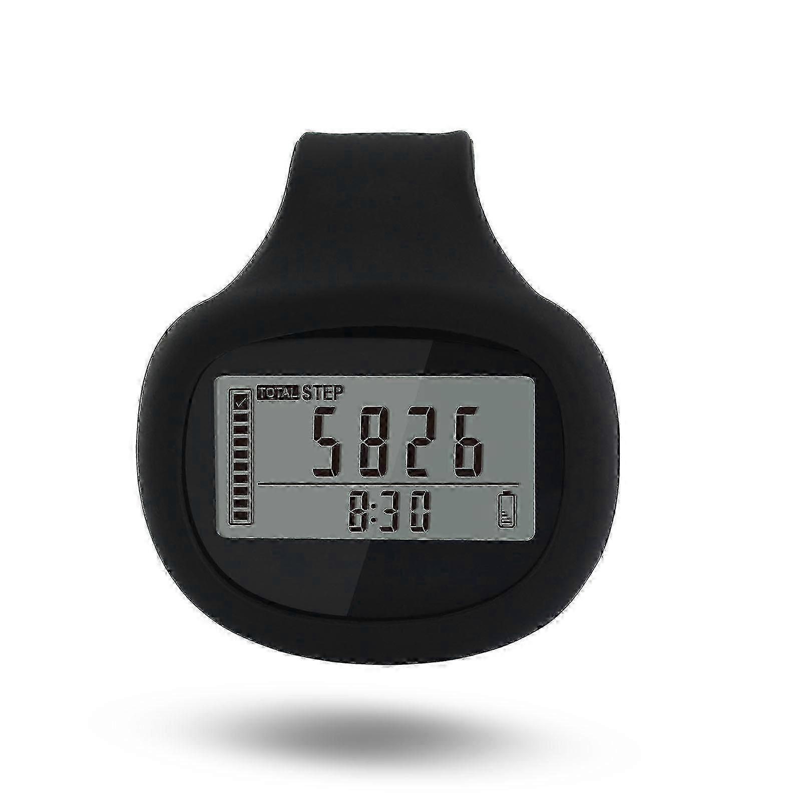 3D sensing memory pedometer 360-degree sensing silicone waist clip running walking pet pedometer A-G