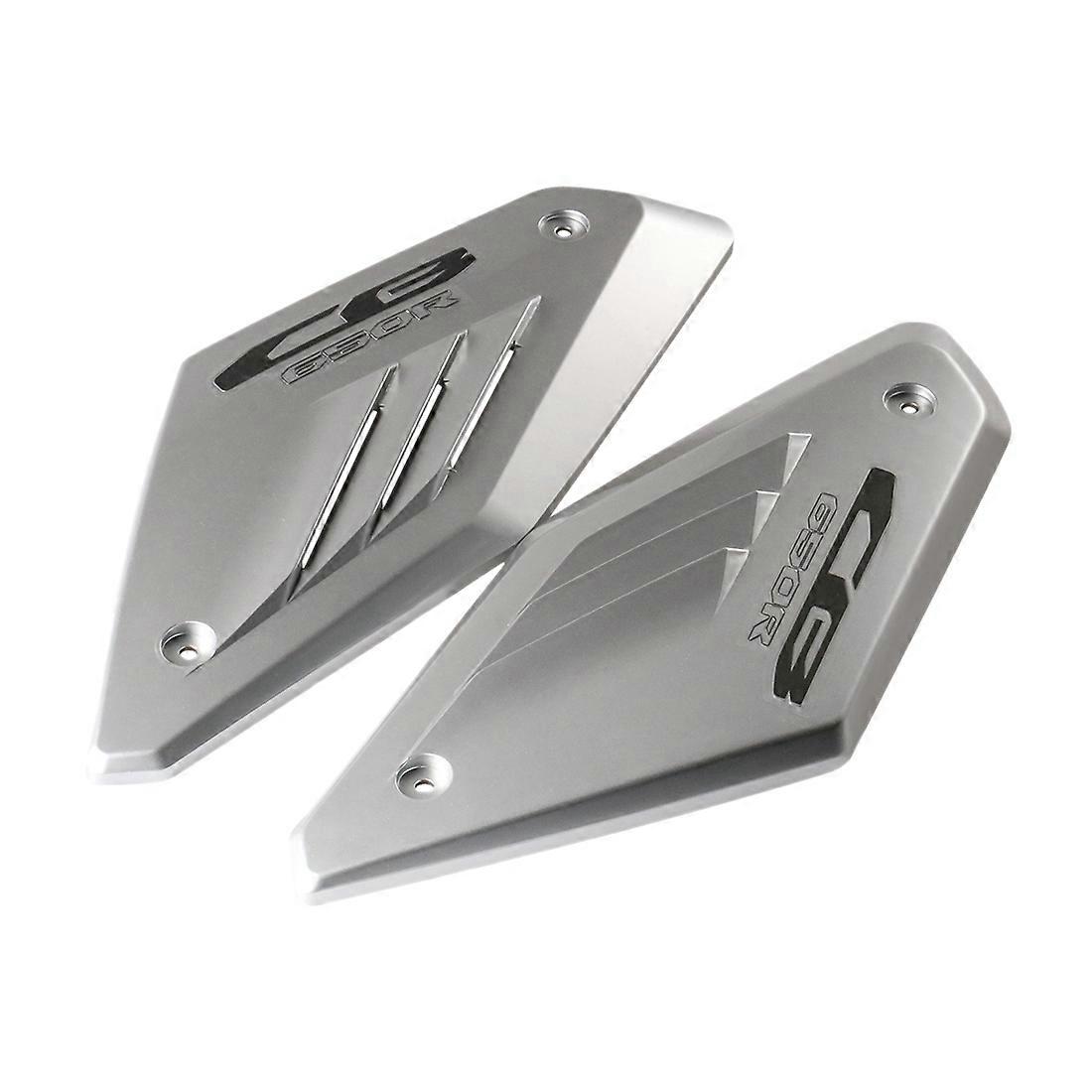 Gloss Silver Frame Panel Guard Cover Shell Intake Pipe Protector