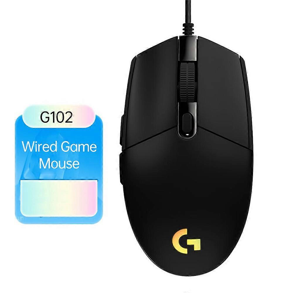 G102 RGB Gaming 8000 movement speed Wired Optical Gamer Mouse Support Logitech G HUB Software for PC Laptop Computer
