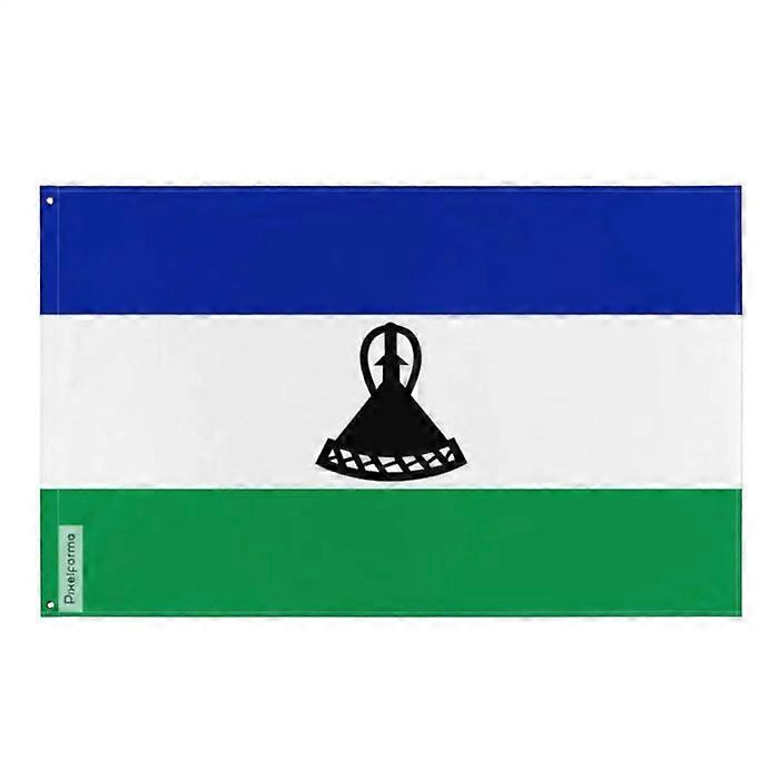 Flag of Lesotho – 128 x 192 cm – Polyester – Iron eyelets – Durable