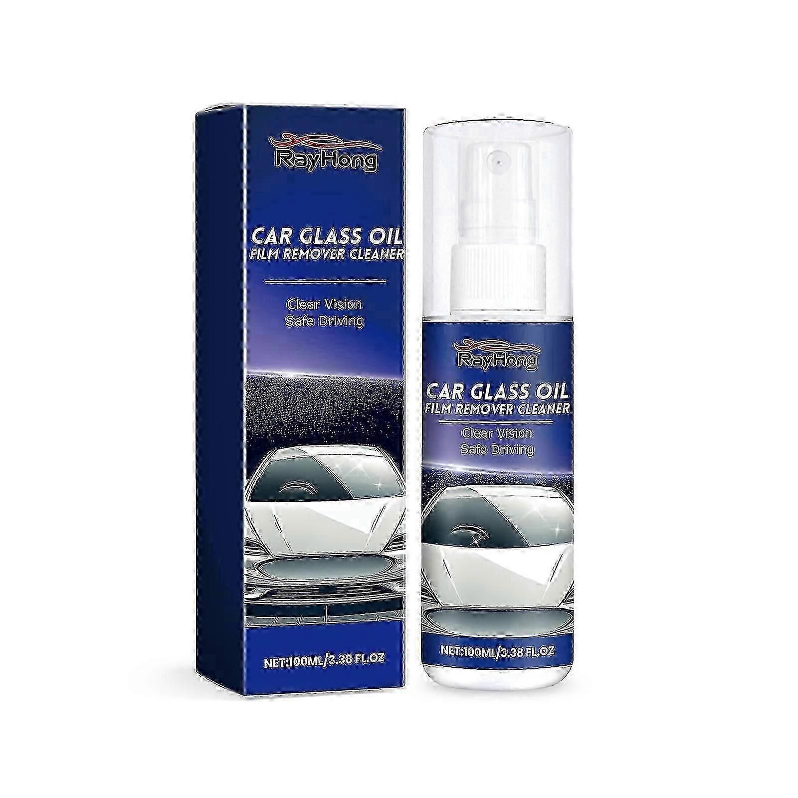 מנקה סרט שמן זכוכית לרכב, ניקוי שמשות לרכב טיהור ניקוי ברק