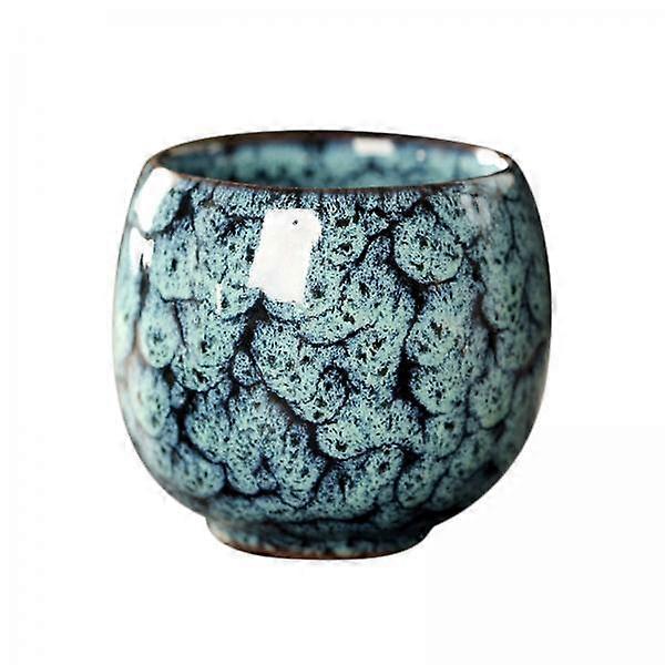 5xΧειροποίητο Ιαπωνικό Κύπελλο Ποτών Κύπελλο για Ενήλικες Άνδρες Γυναίκες Πράσινο Τσάι I