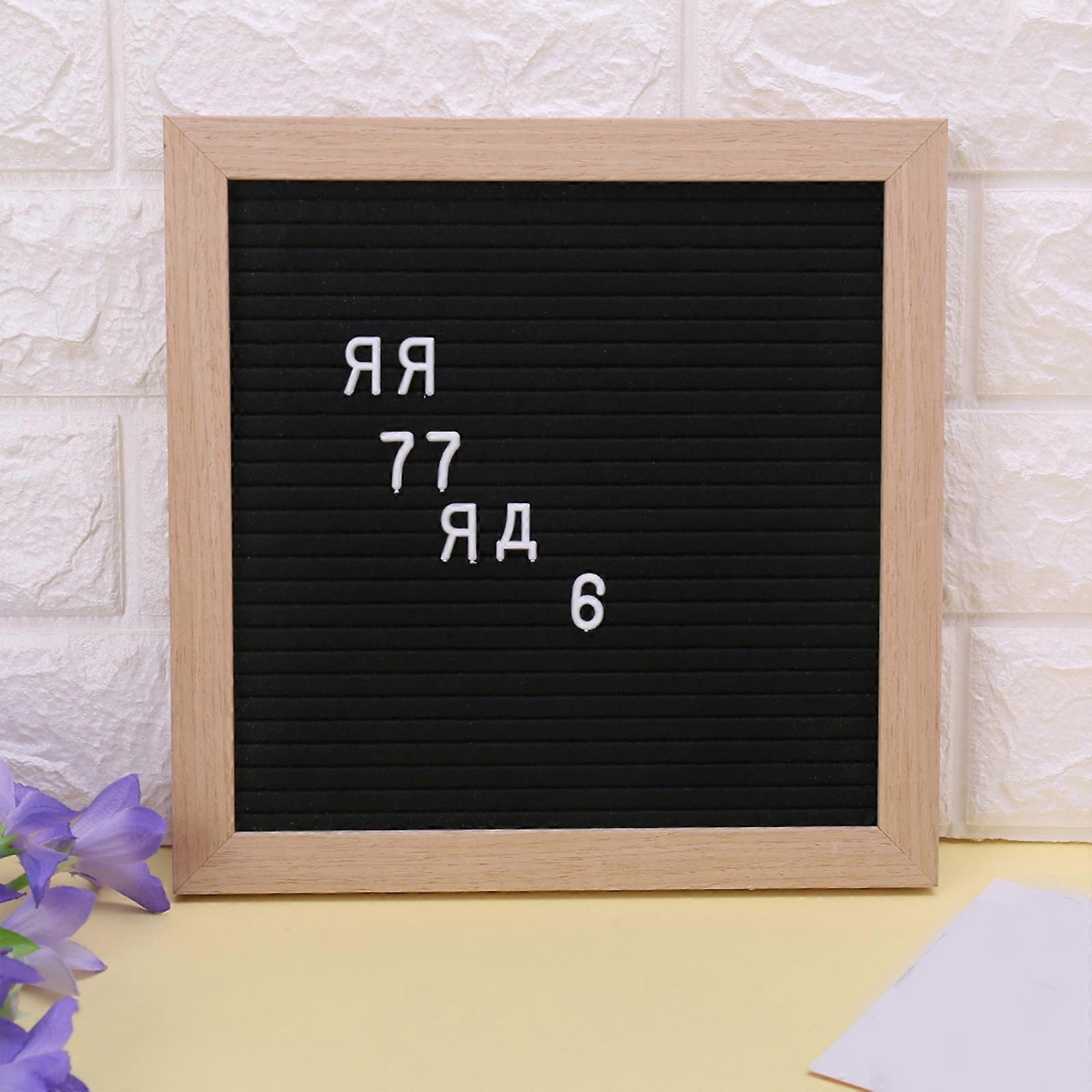 2 Pcs Russian Letters for Message Boards for Quotes Messages Displays for Creative Practical Gift for DIY Handmade Lover  White