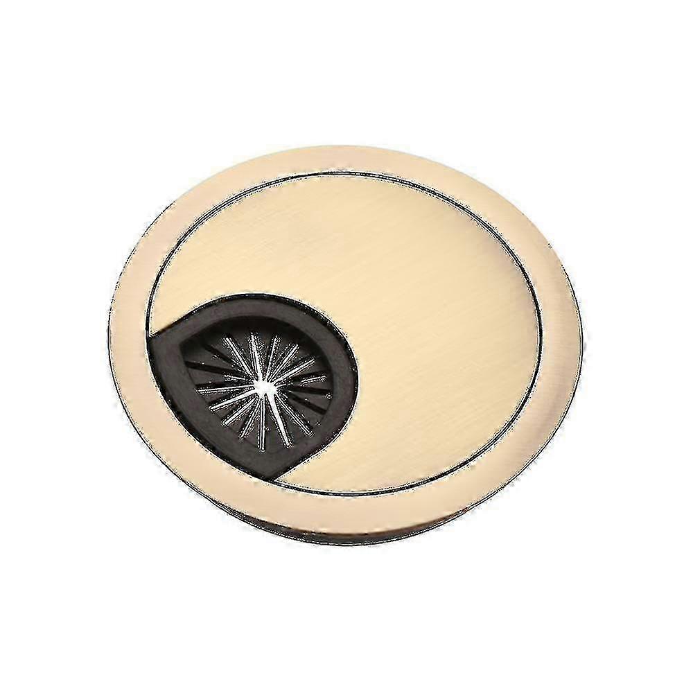 Desk Wire Hole Cover - Base Office Grommet and Table Cable Outlet Port in Green Bronze - 80mm Size for Various Brands