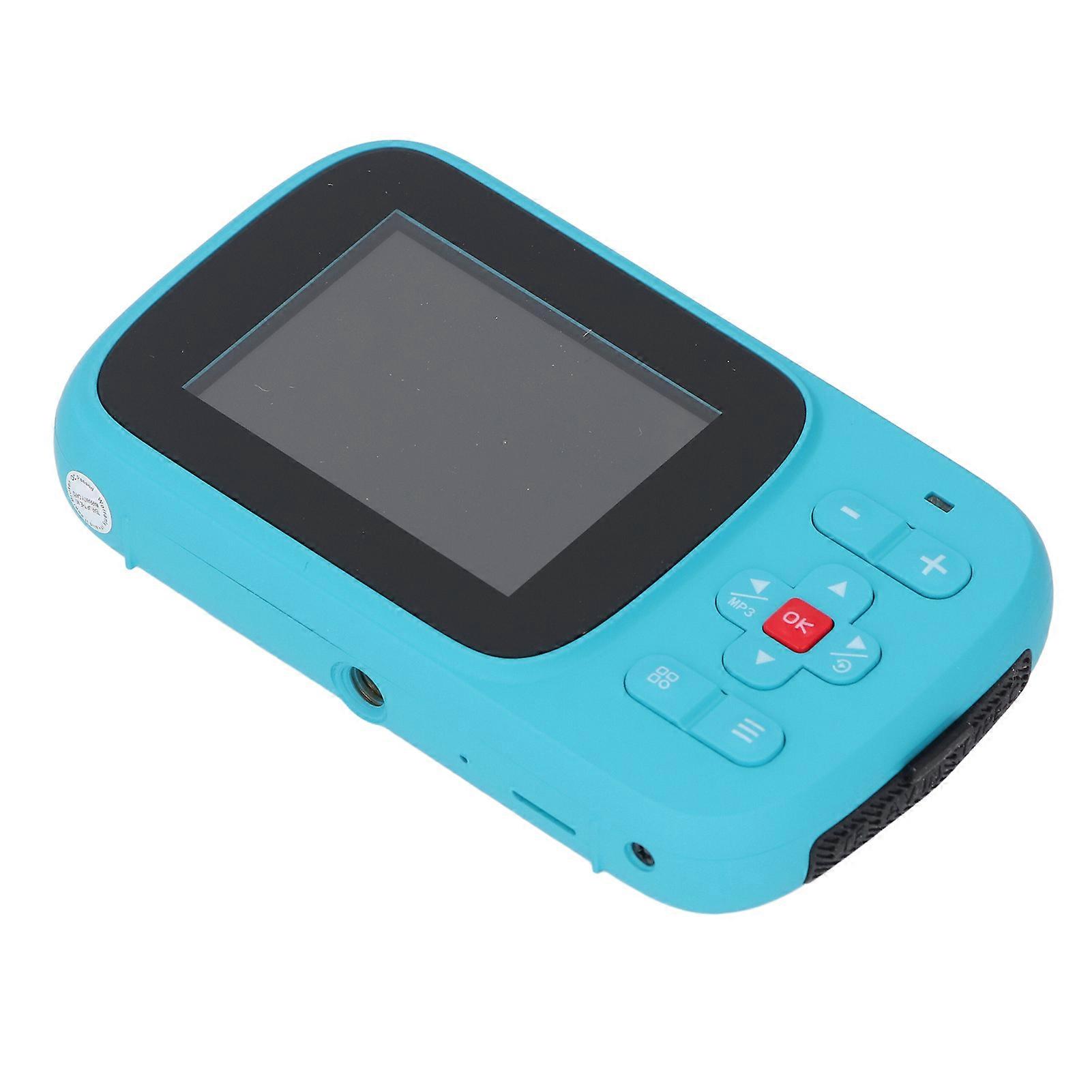 Digital Camera 72MP 2.5K 16x Zoom Anti Shake Auto Focus Compact Camera with 2.4 Inch IPS Display for Travel Vlog Blue 