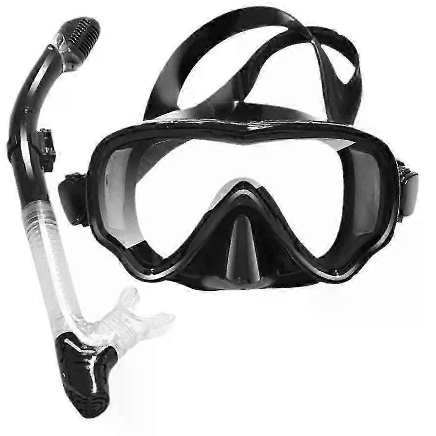 Swim Goggles Diving Snorkel Mask with Nose Cover