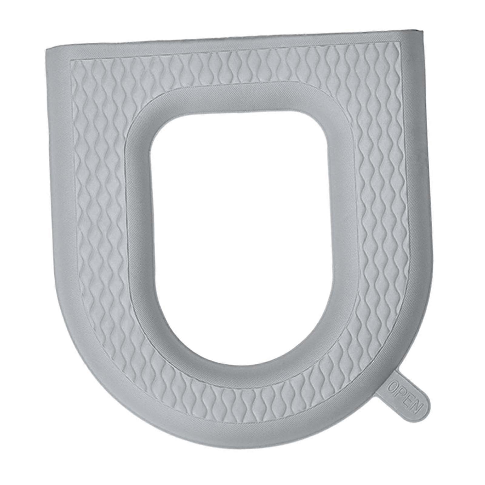Reusable Soft Toilet Seat Cover Pads for All Seasons - Wipeable and Self-Sticky for Home, Office, and Dormitory