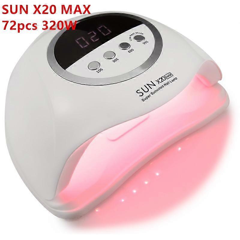 320W 72LEDs Nail Drying Lamp For Manicure Professional Led UV Drying Lamp With Auto Sensor Smart Nail Salon Equipment Tools