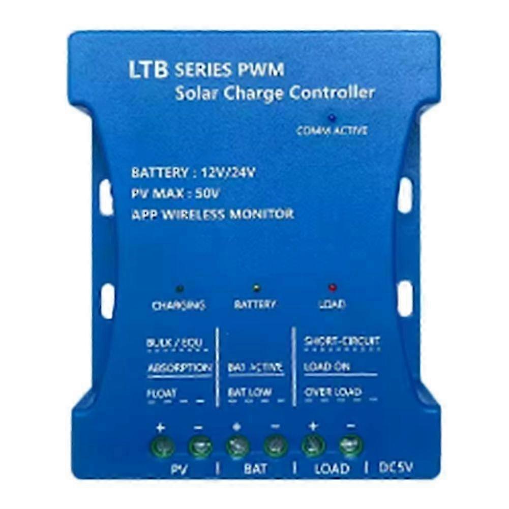 20V PWM Solar Charge Controller with Bluetooth Mobile APP Remote Control ,USB Output 10A