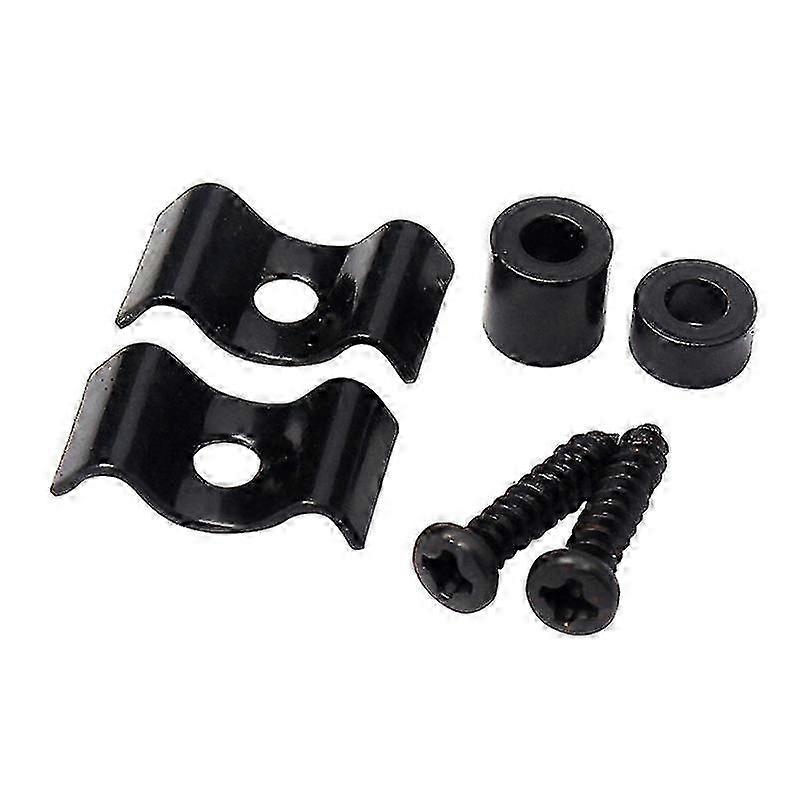 Guitar Bass String Retainer Guides with Screw - Black for Strat