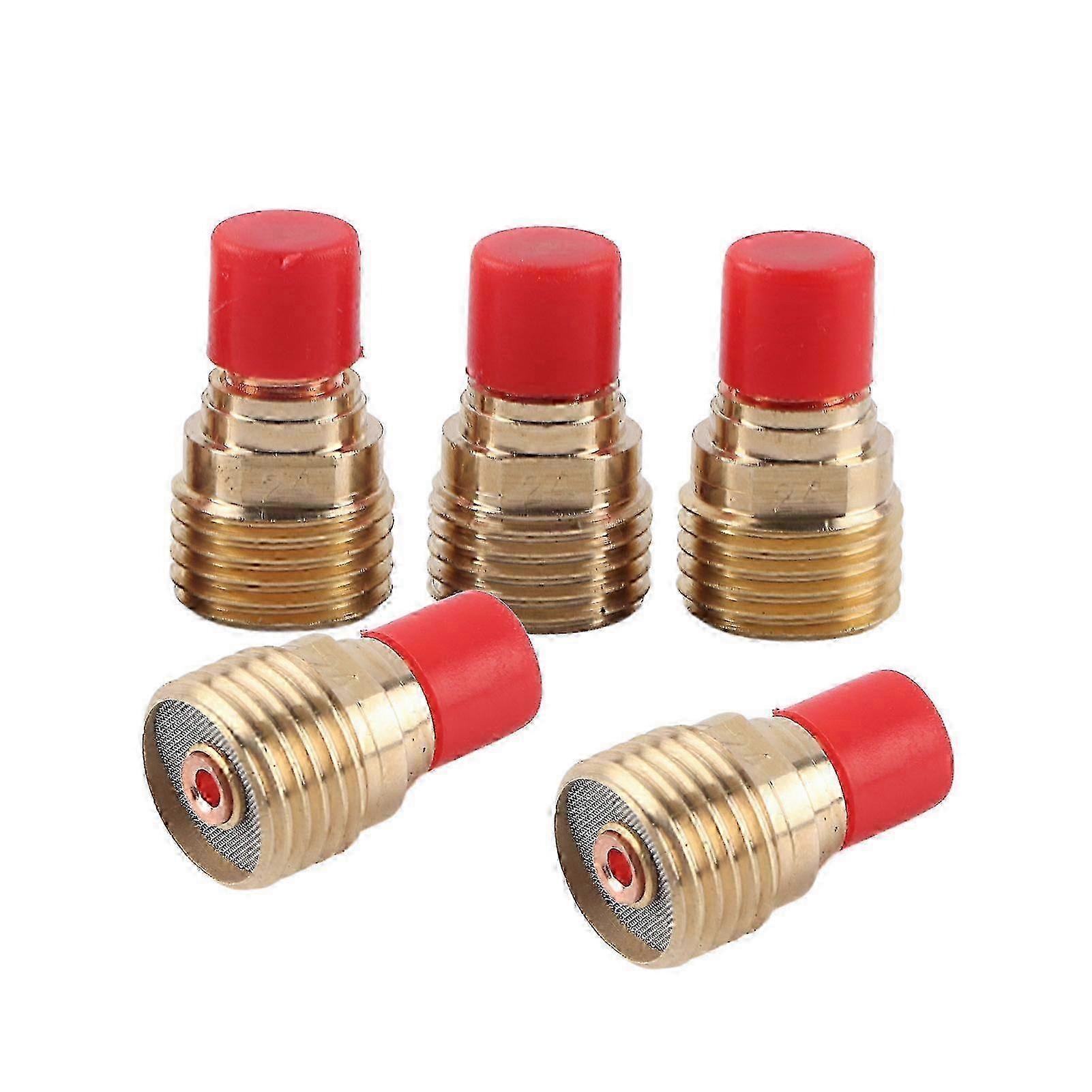 LM 5pcs 45V44 Gas Lens Collet Body 2.4mm 3/32" for TIG Welding Torch WP-9/20/25 BZQ 2025