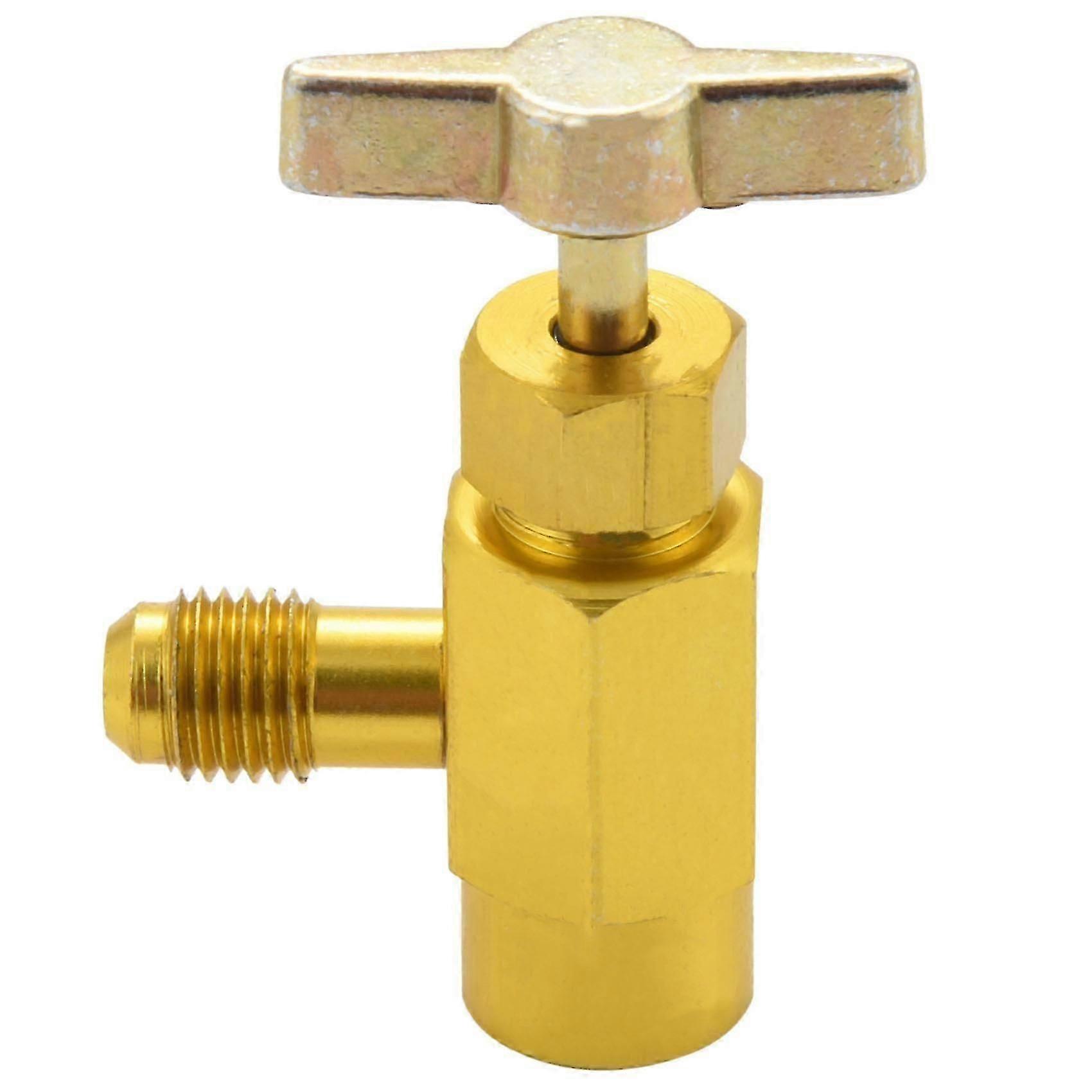 1/4 Sae M14 Thread Adapter R-134A Automotive Air Conditioner Refrigerant Can Dispensing Bottle Tap js