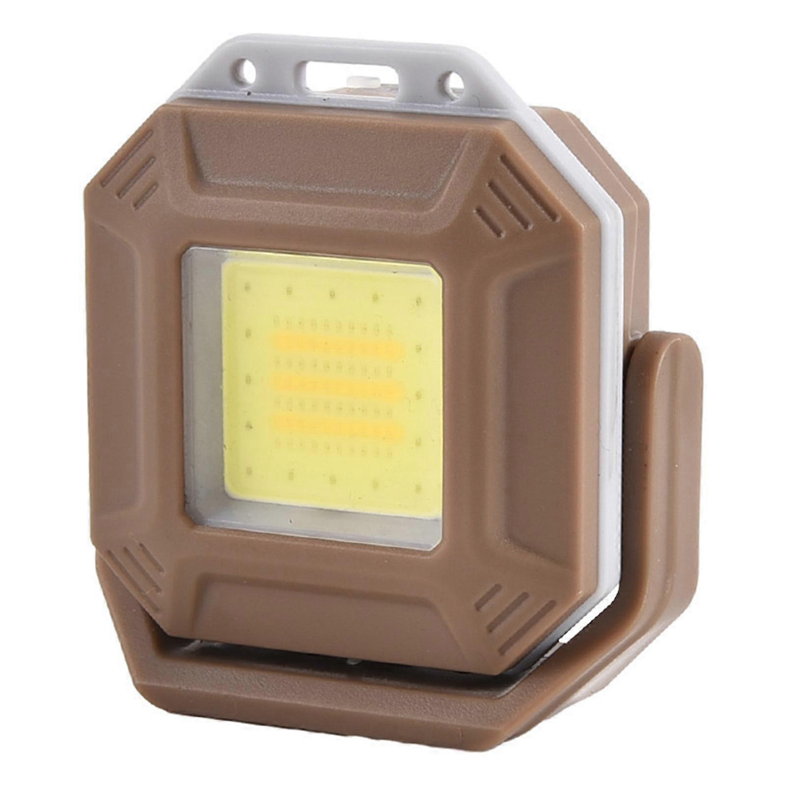 LED Work Light Rechargeable Flashlights Waterproofs Inspection Lamp with Magnetic Base Torch Light Easy to Carry  Khaki