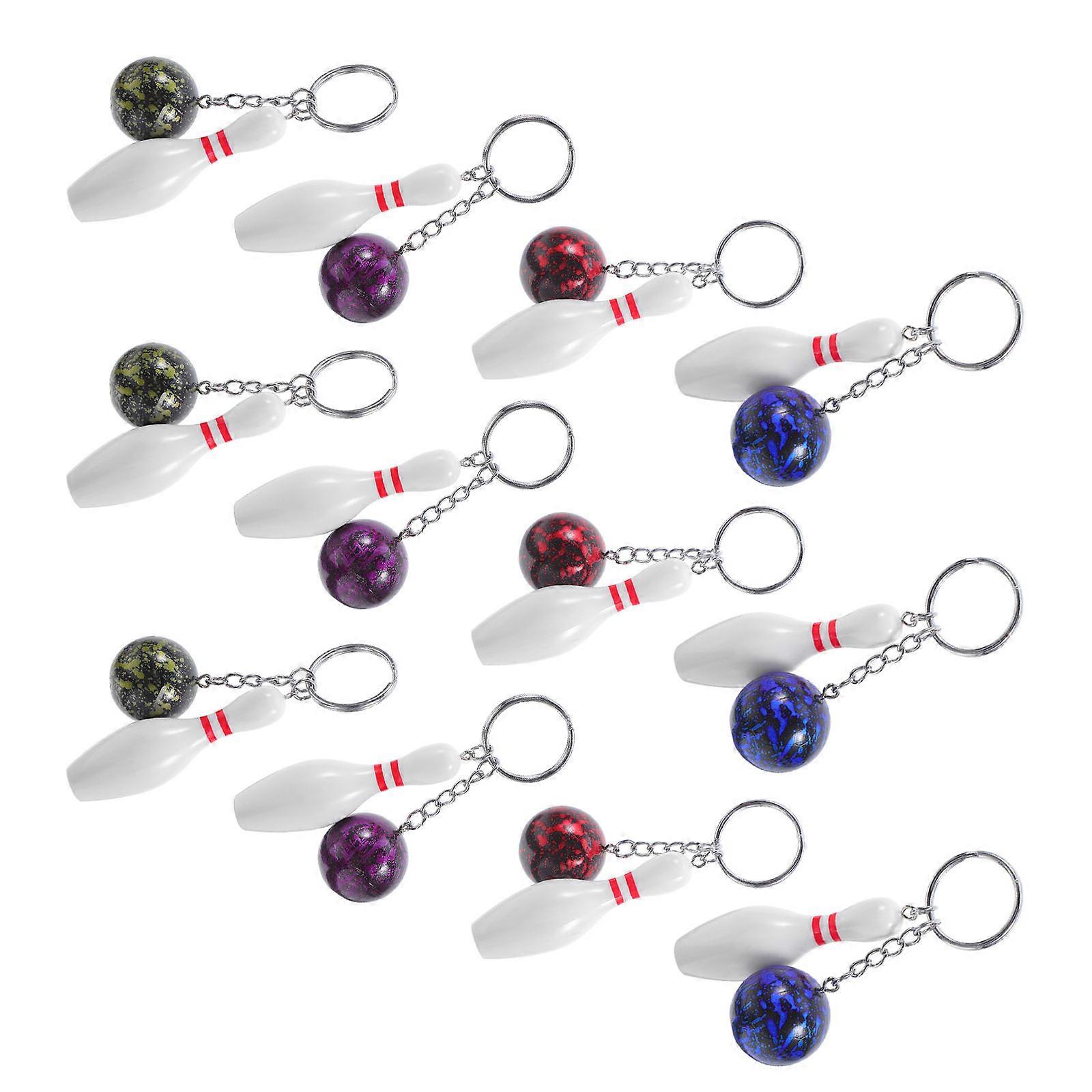 Practical Bowling Charms, Versatile Keychains, Adds Charm to Your Accessories