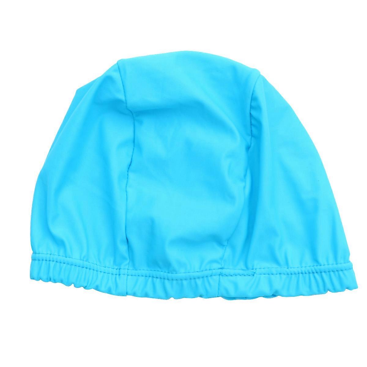 Bathing Caps For Swimming Comfortable Fit Polyester Holds Long Hair 2Pcs