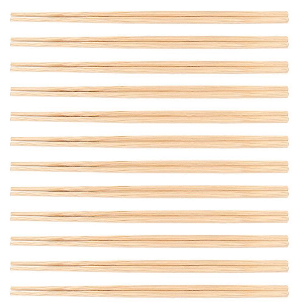 Wood Color Cooking Chopsticks for Hot Pot with Synthetic Material Light Yellow Long Enough for Family Party