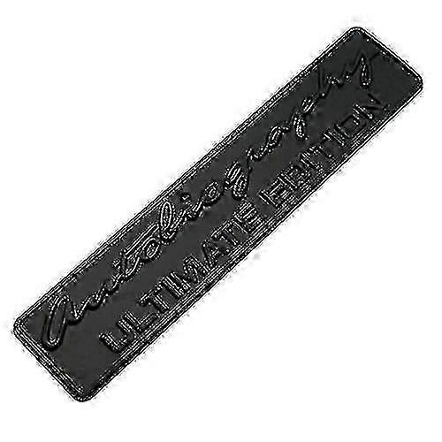 Black/chrome Range Rover Autobiography Ultimate Edition Rear Boot Badge Emblem