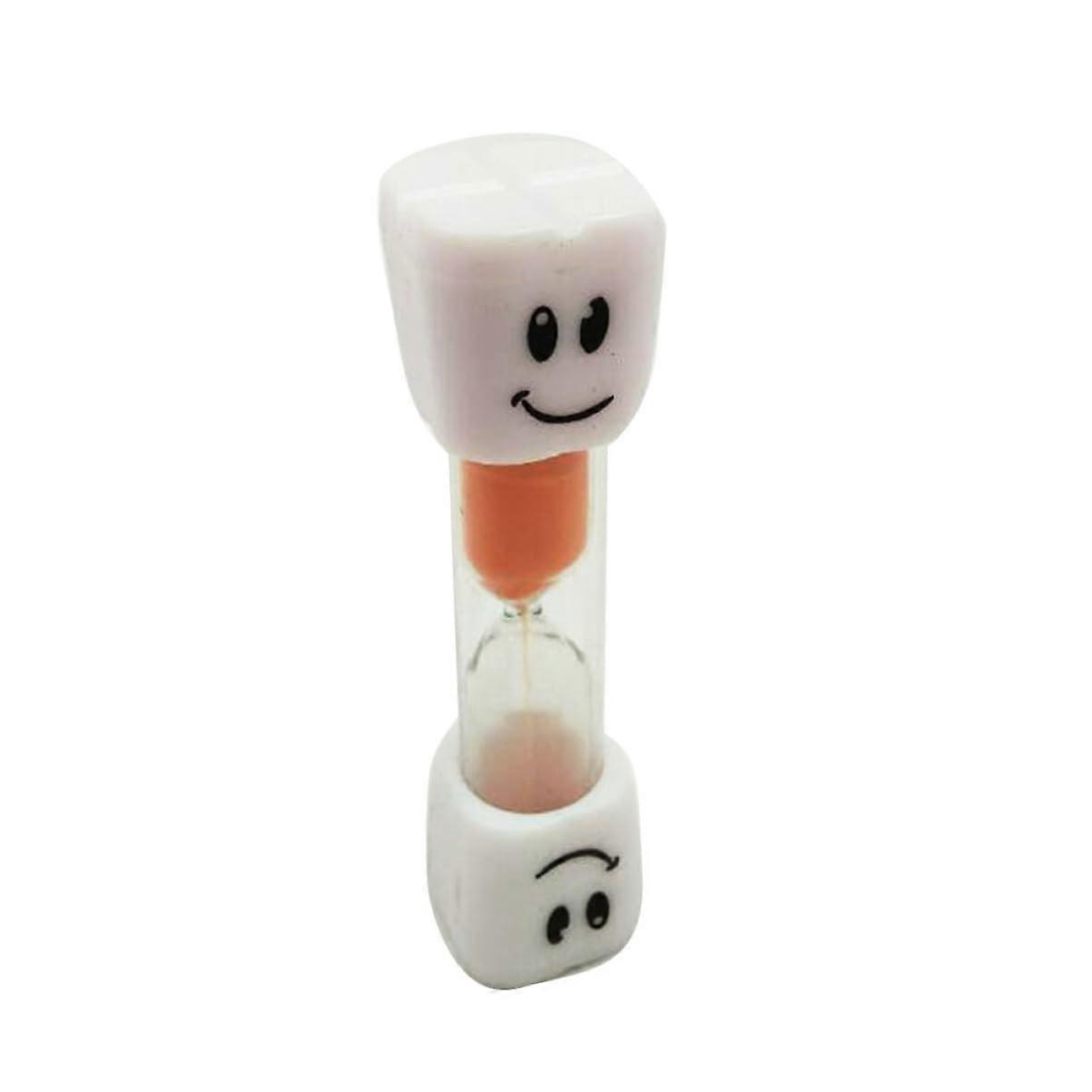 3 's Toothbrush, Hourglass Timer, Toothbrush Timer, Hourglass for , Cartoon Toy Orange Medium