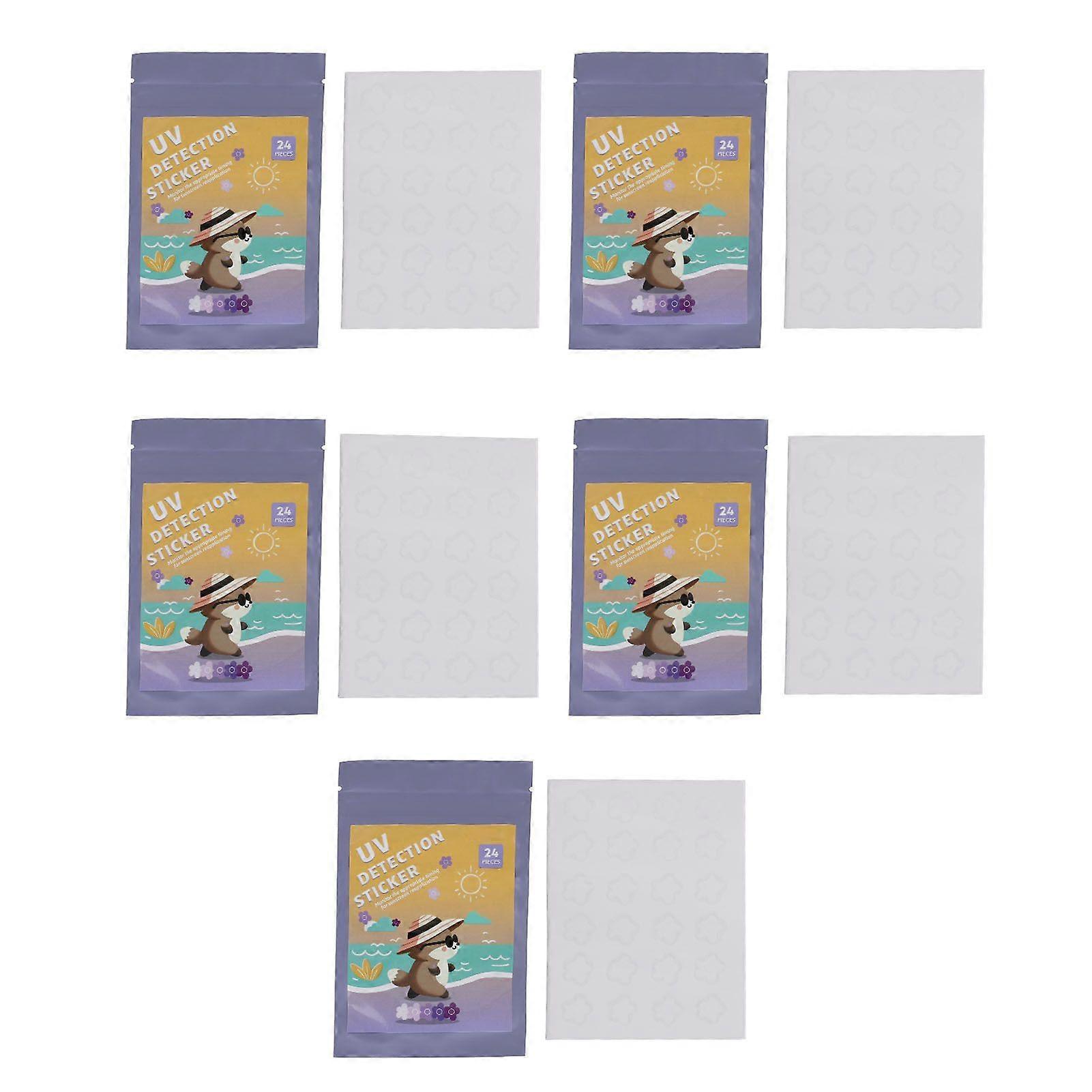 2025 Latest Model 120 Count UV Detection Stickers Reapply Sunscreen UV Sunscre...