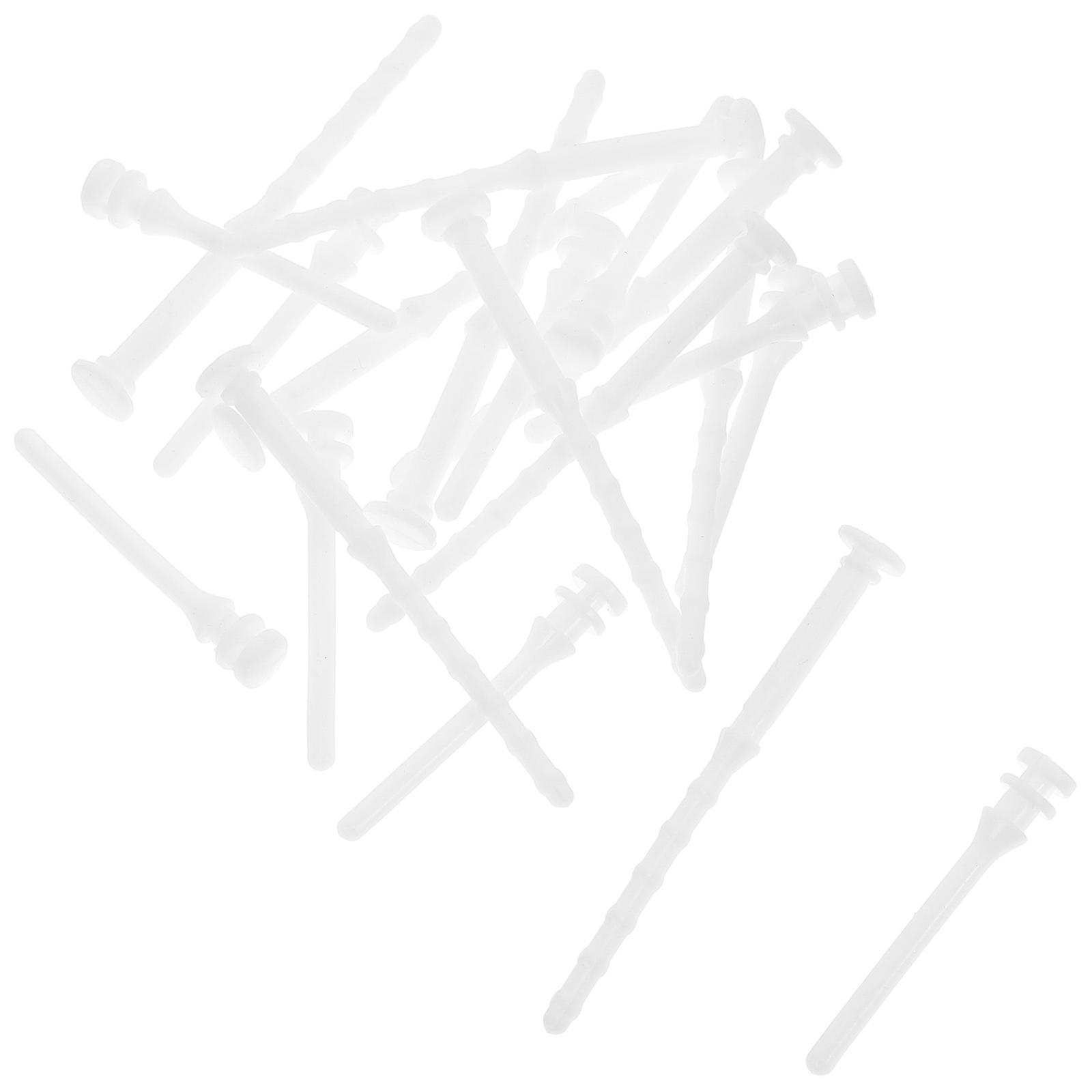 Noise Absorption Rivets for PC Case Fans, Shock Absorbing Mounting Screws with Long Pins for Vibration Reduction in Computer Cooling Systems (20pcs)