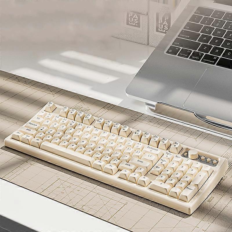 EWEADN V97 Bluetooth-compatible 2.4G Wireless Rechargeable Keyboard Computer Laptop Keyboard