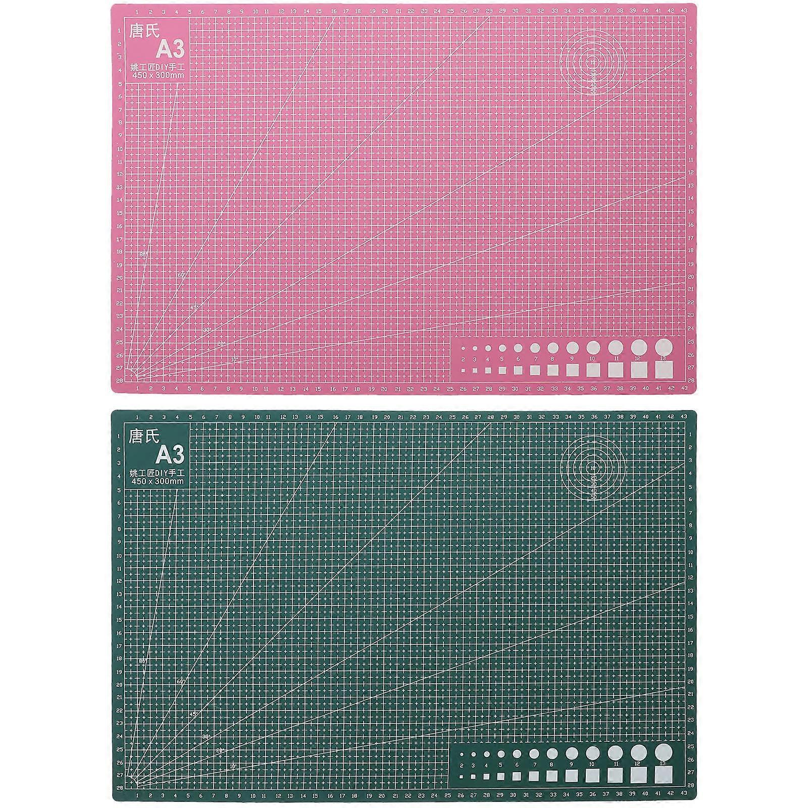 Cutting Mat A3 Size Composite Pvc Material Sewing Quilting 2Set