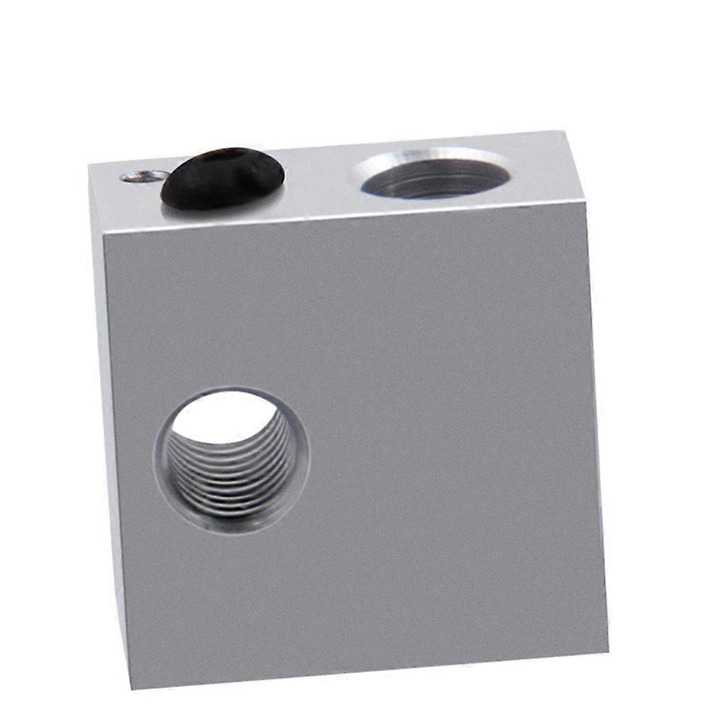 Heater Block 3D Printing Supplies Professional Users Aluminum Alloy Square 0.8 0.8 0.4in 4Pcs