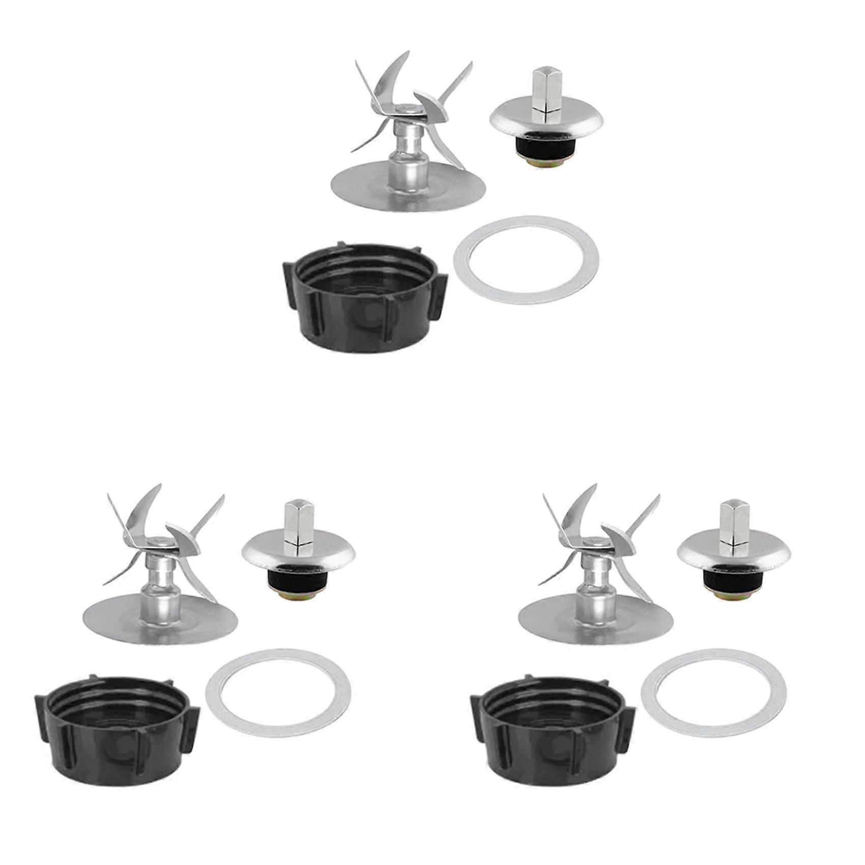 3X Mixer Blade with Coupling for Osterizer Parts, 6 Fusion Blade with Coupling Set